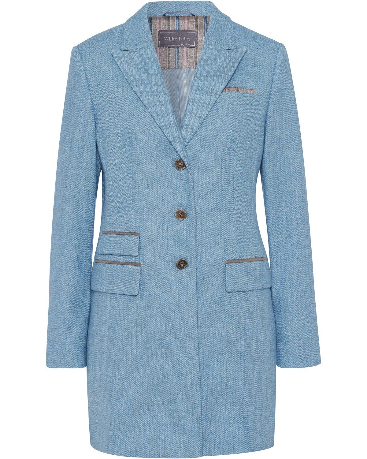 Longblazer Gehrock Fischgrat