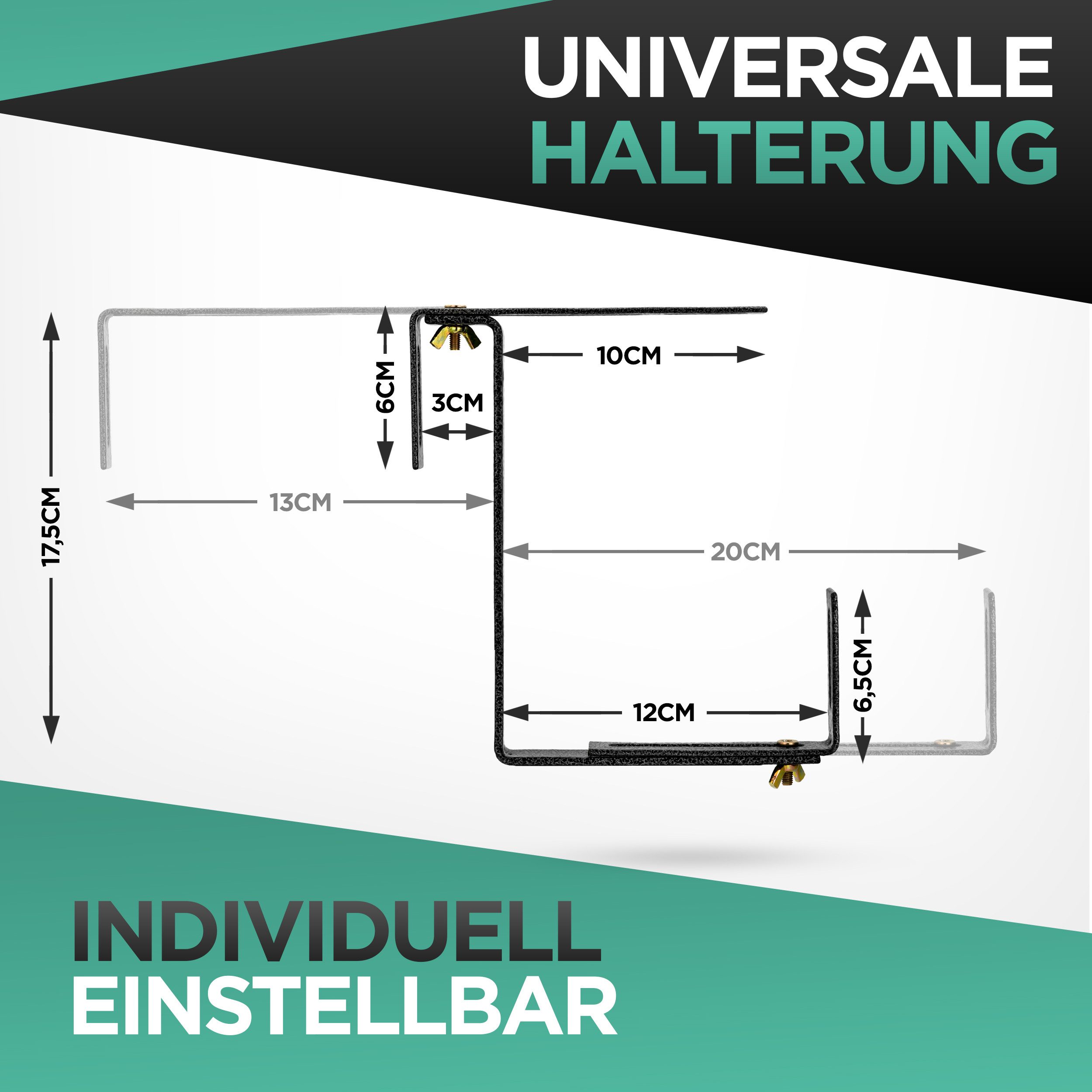 Kamelio Blumenkastenhalter 1x Balkonkasten Halterung Blumenkasten günstig online kaufen