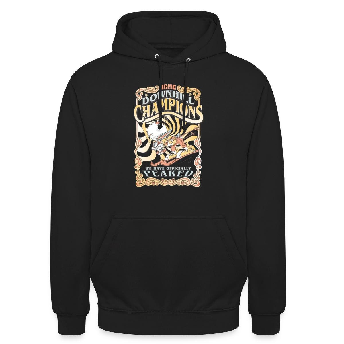 Hoodie Looney Tunes Bugs Bunny Downhill Champions Ski Unisex Hoodie