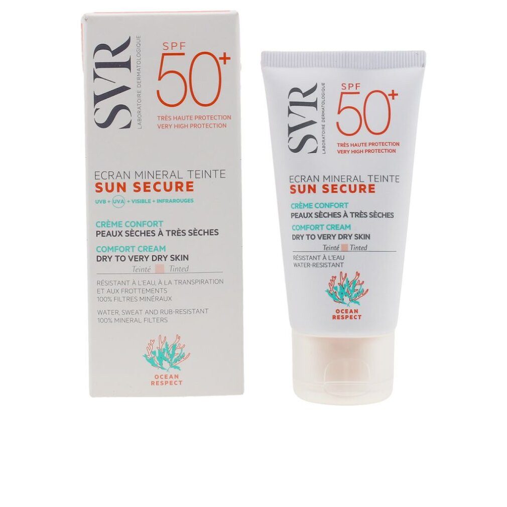 SVR Sonnenschutzcreme SUN SECURE ecran mineral teinte peaux sèches SPF50+ 60 gr