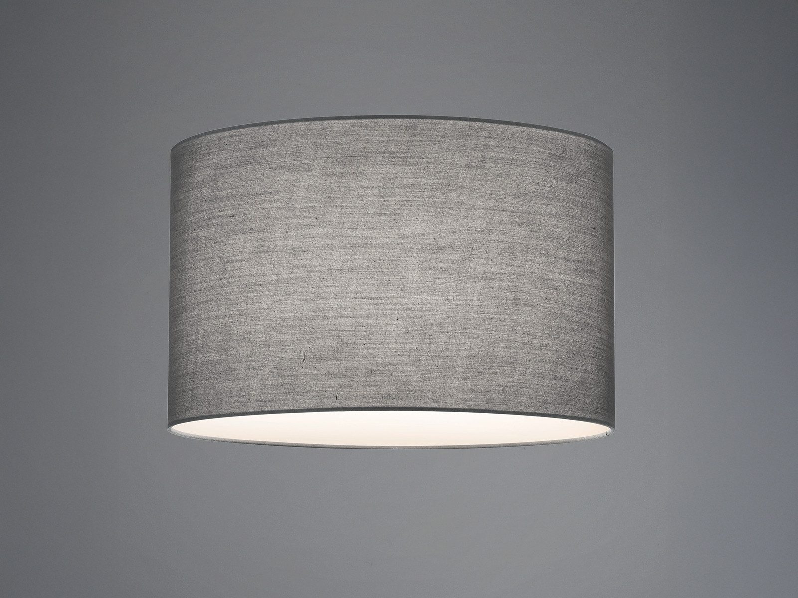 TRIO Leuchten Lampenschirm aus Stoff Ø 40cm für E27 Fassung, großer Stoffschirm rund für Stehlampen, Bogenlampen, Hängelampe