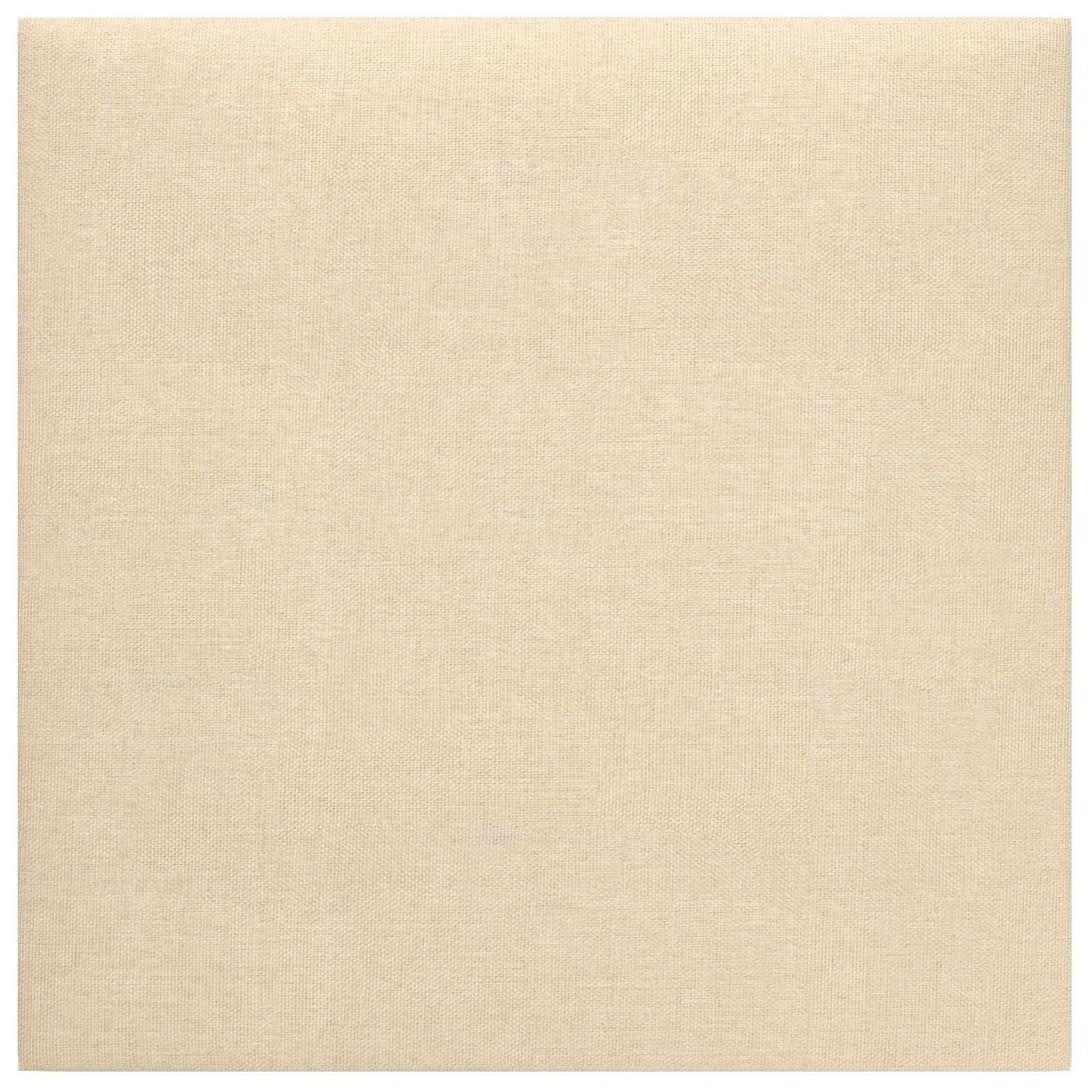 vidaXL Wandpaneel Wandkopfteilen 12 stk. 30 x 30 cm Creme Stoff, (12-tlg)