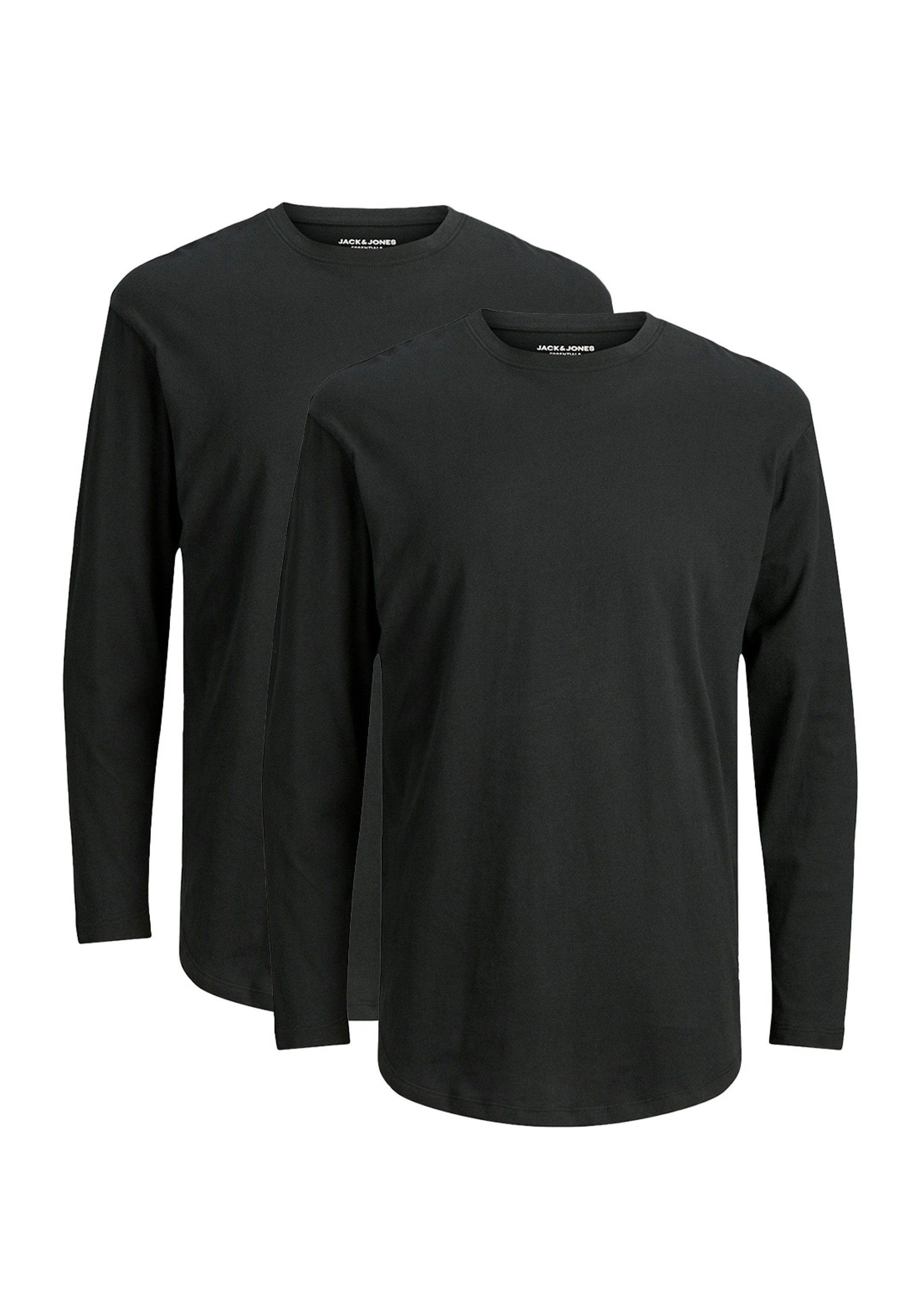 Jack & Jones Langarmshirt 2er Pack Jjenoa (Spar-Set, 2-tlg) Langarmshirt - günstig online kaufen
