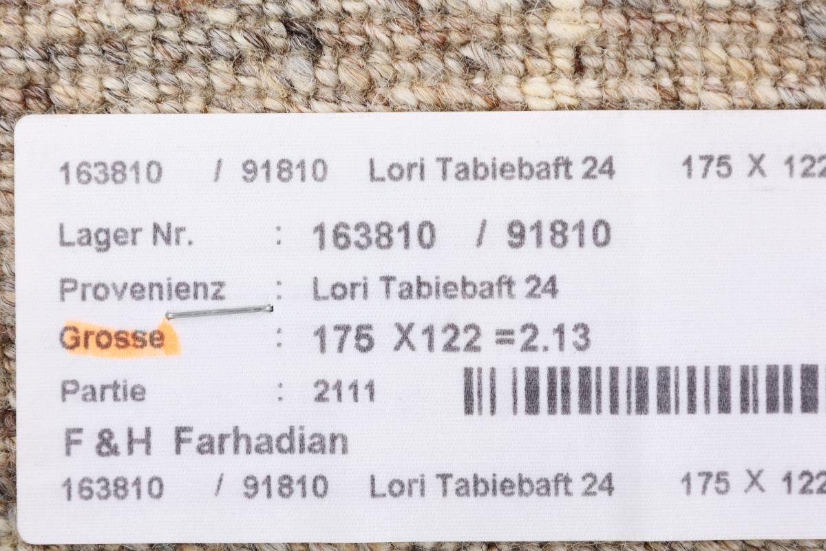 Orientteppich Gabbeh Perser Loribaft Handgeknüpfter Tabiebaft rechteckig, 123x174 Höhe: Nain Trading, Moderner, mm 12
