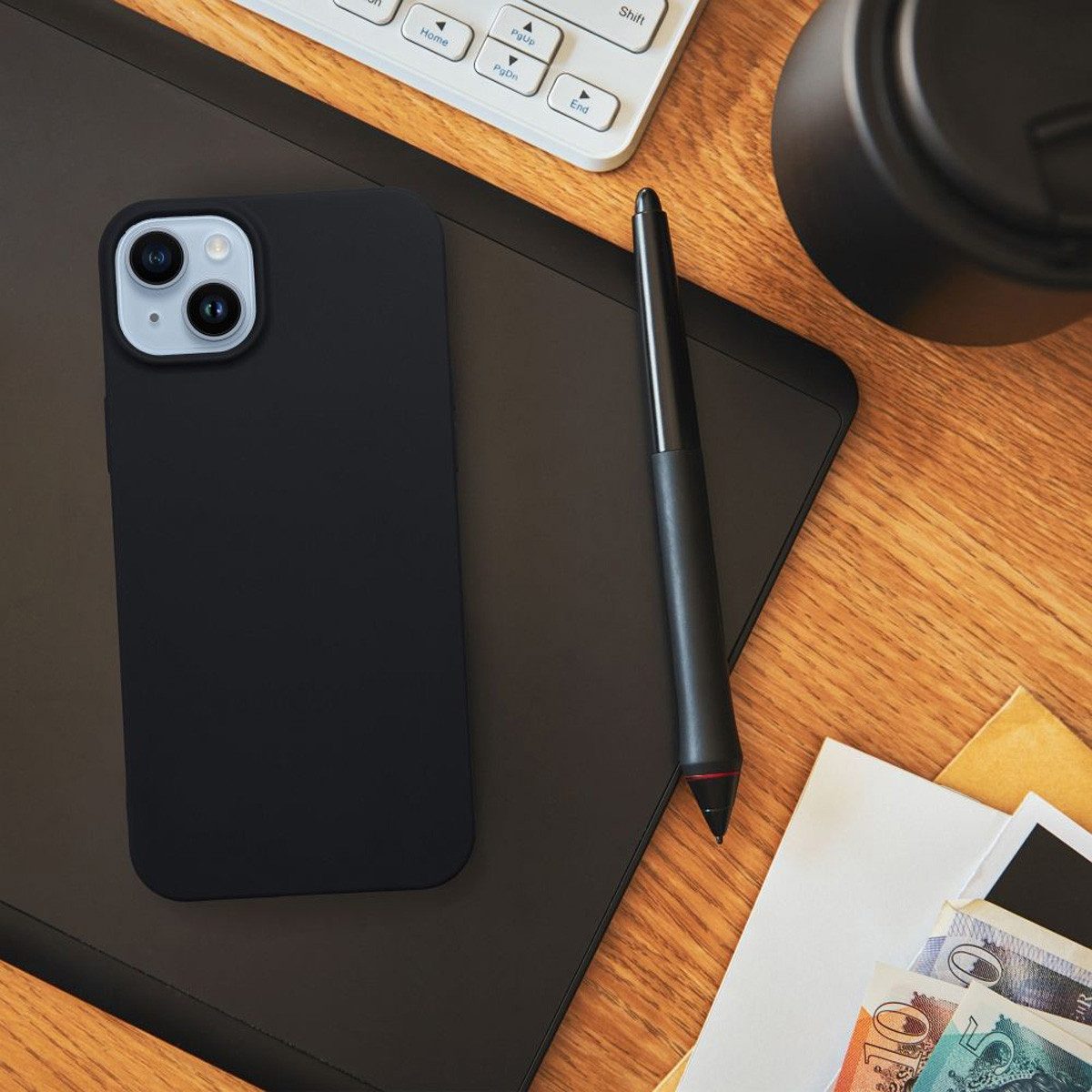 COFI 1453 Handyhülle Bumper Handyhülle kompatibel mit Huawei P30 lite Schwarz