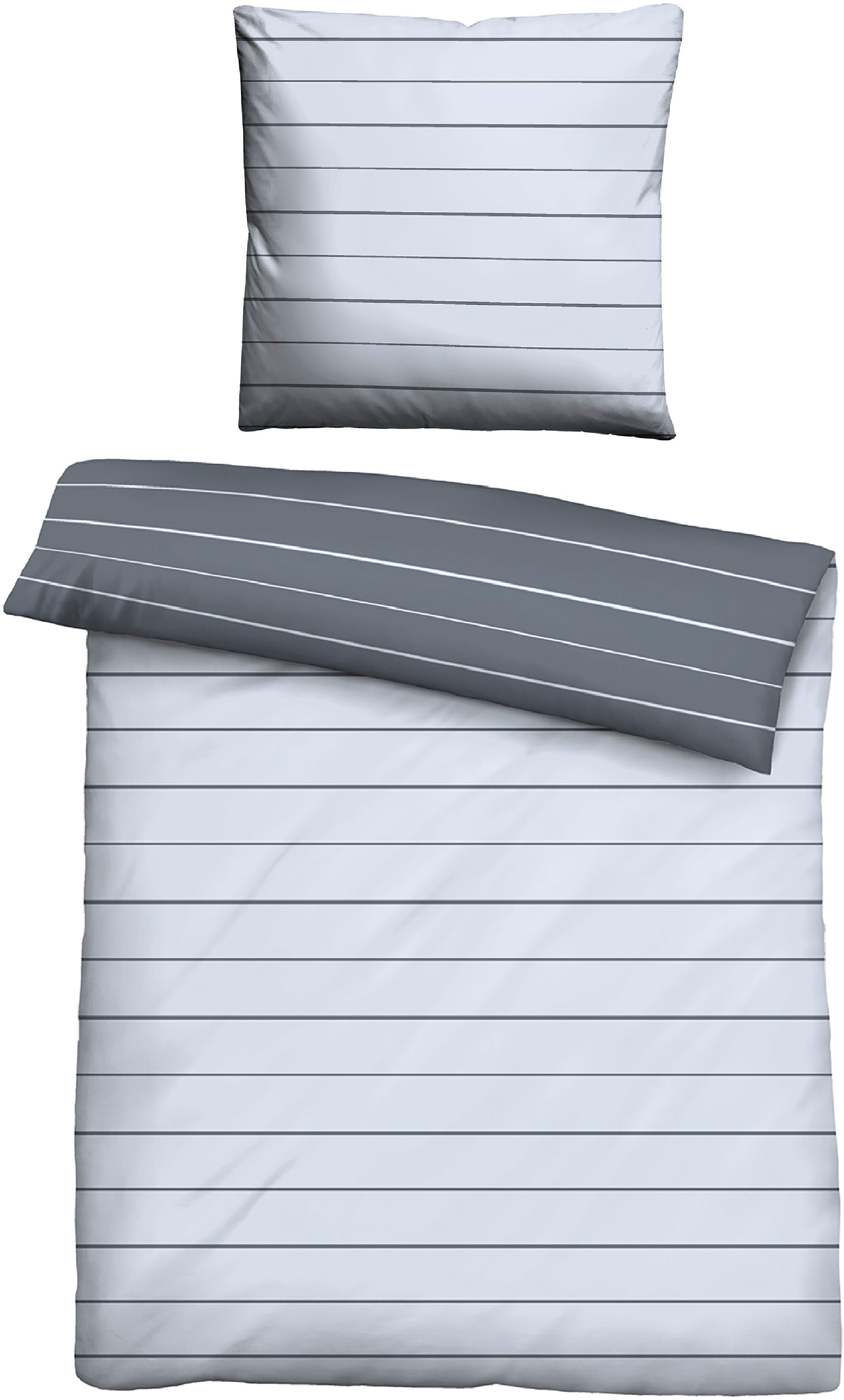 Wendebettwäsche Combinate in Gr. 135x200, 155x220 oder 200x200 cm