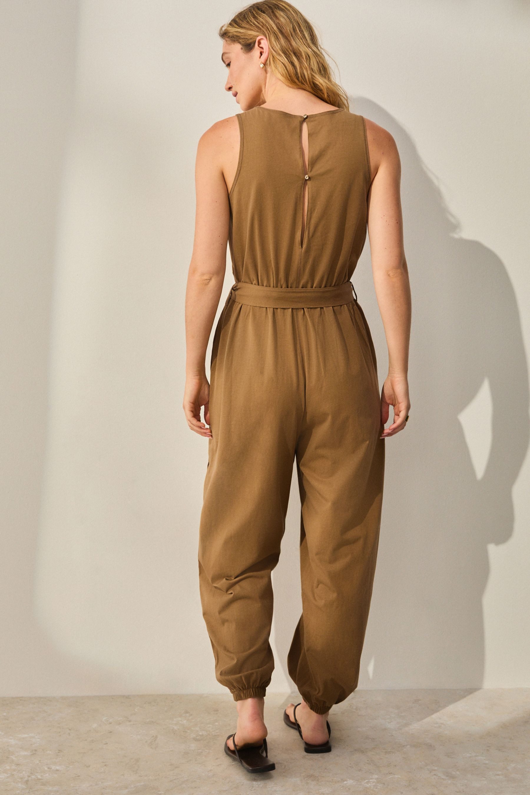 Next Jumpsuit Ärmelloser Jersey-Jumpsuit, Kurzgröße (1-tlg) günstig online kaufen