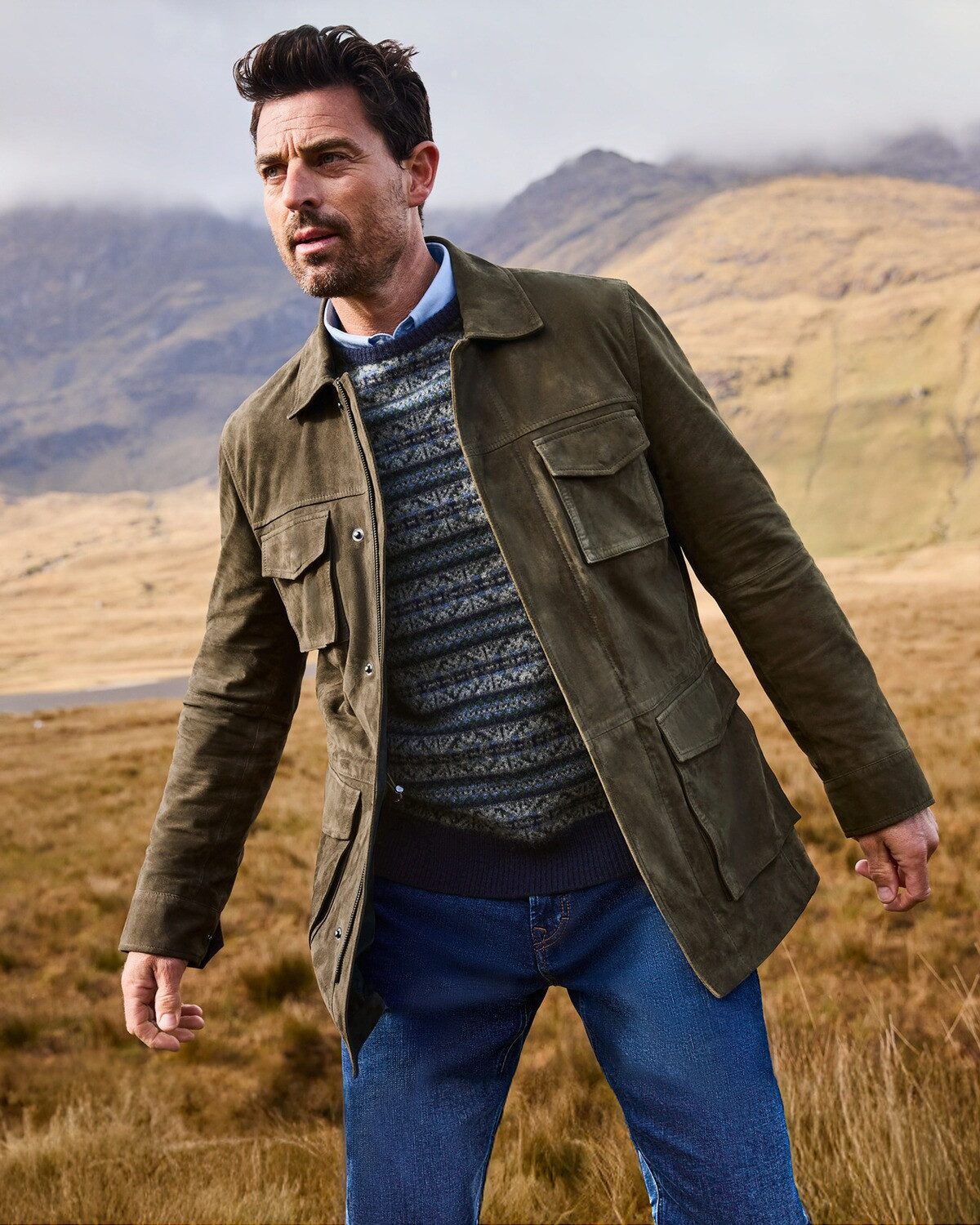 Highmoor Strickpullover Jacquard-Pullover