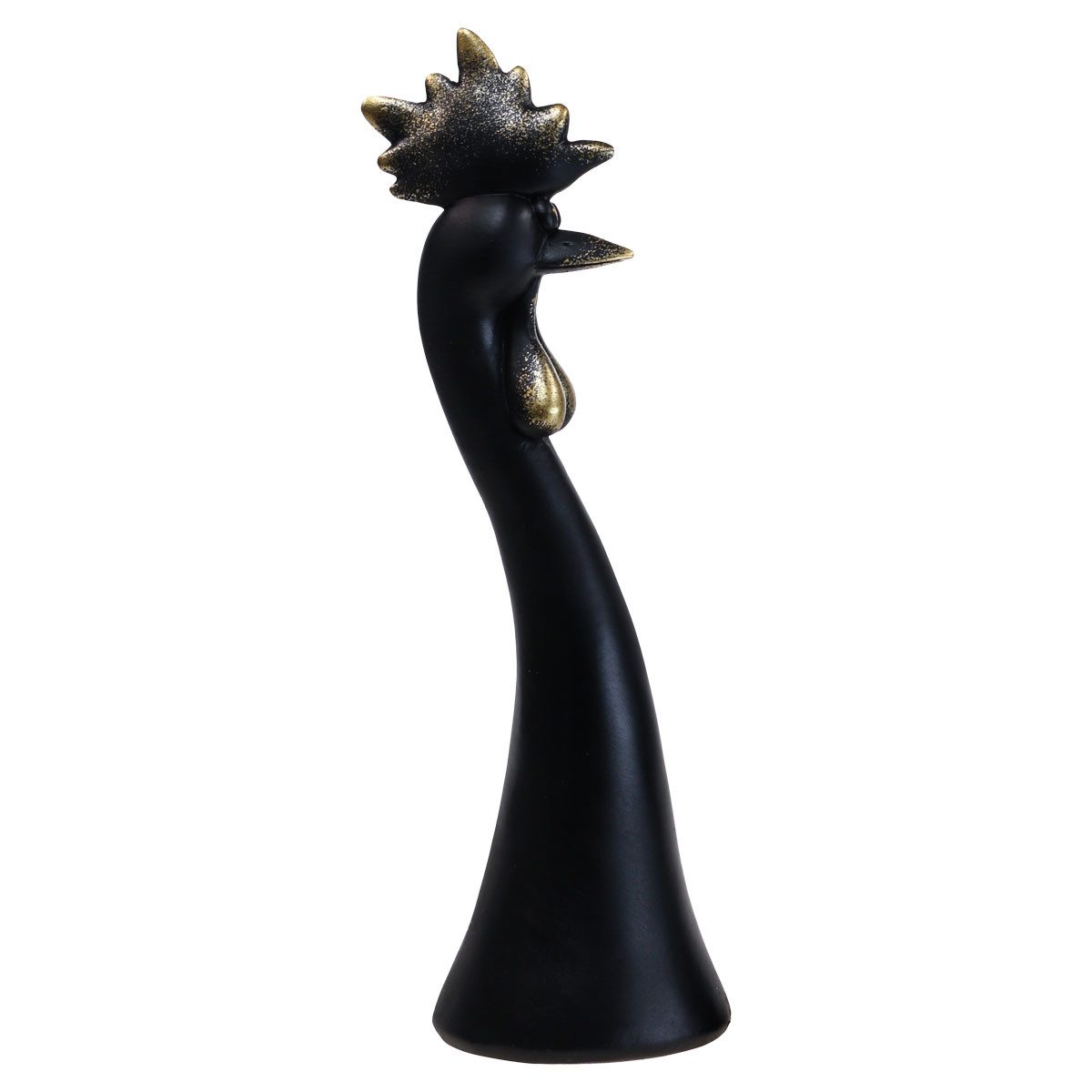 Florists Products Osterhase Osterdeko Huhn Deko Hahn Schwarz Gold Vintage Dekofigur