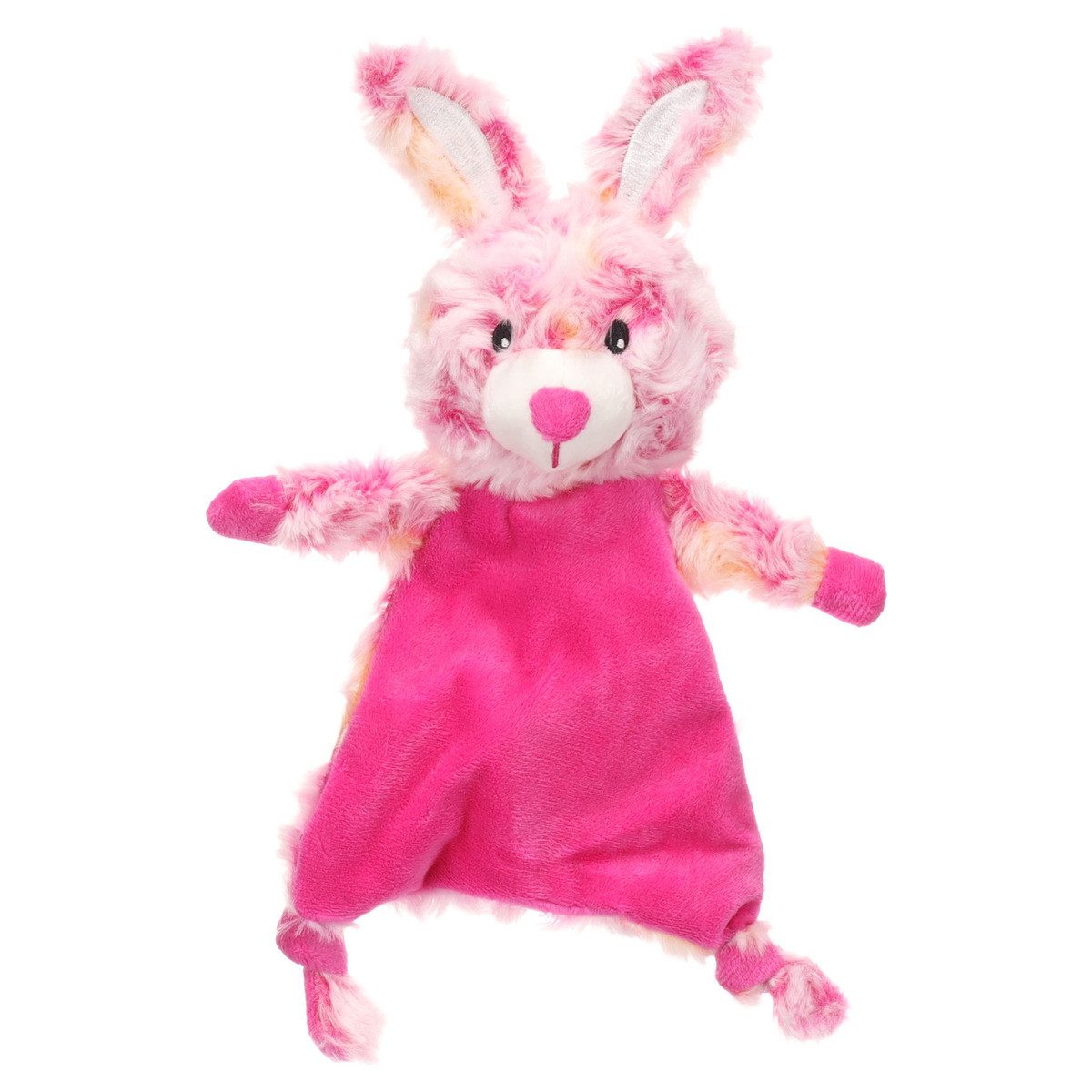 Tierkuscheltier Hundespielzeug Kuscheltuch Roza Kaninchen rosa