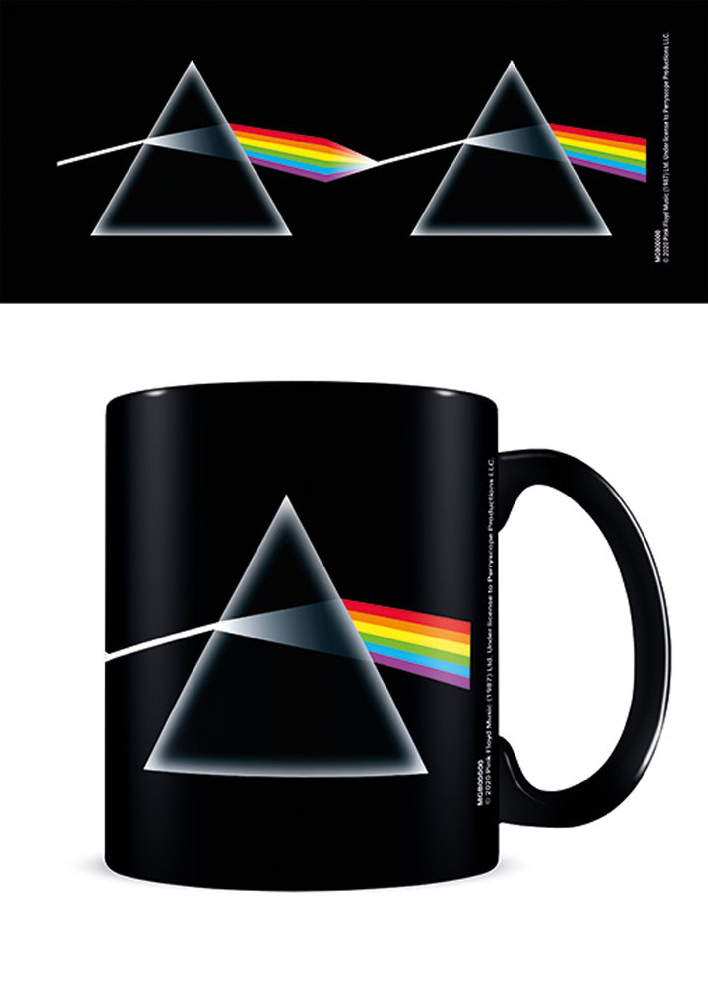 Tasse Pink Floyd - Lizenz Tassen 3D - Dark Side Of The Moon - black