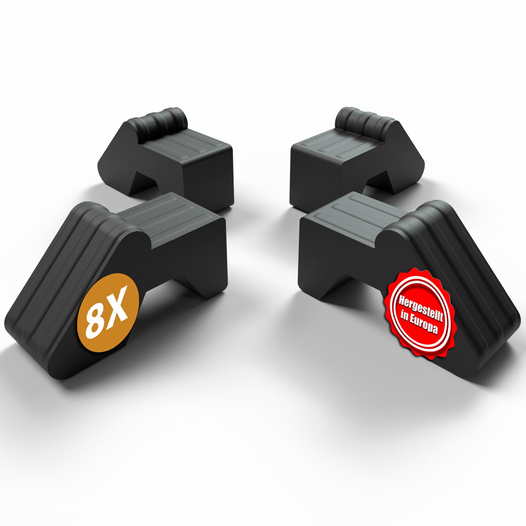 BigDean Blumentopfuntersetzer Füßchen 8X Untersetzer Spezial Anthrazit Blum günstig online kaufen