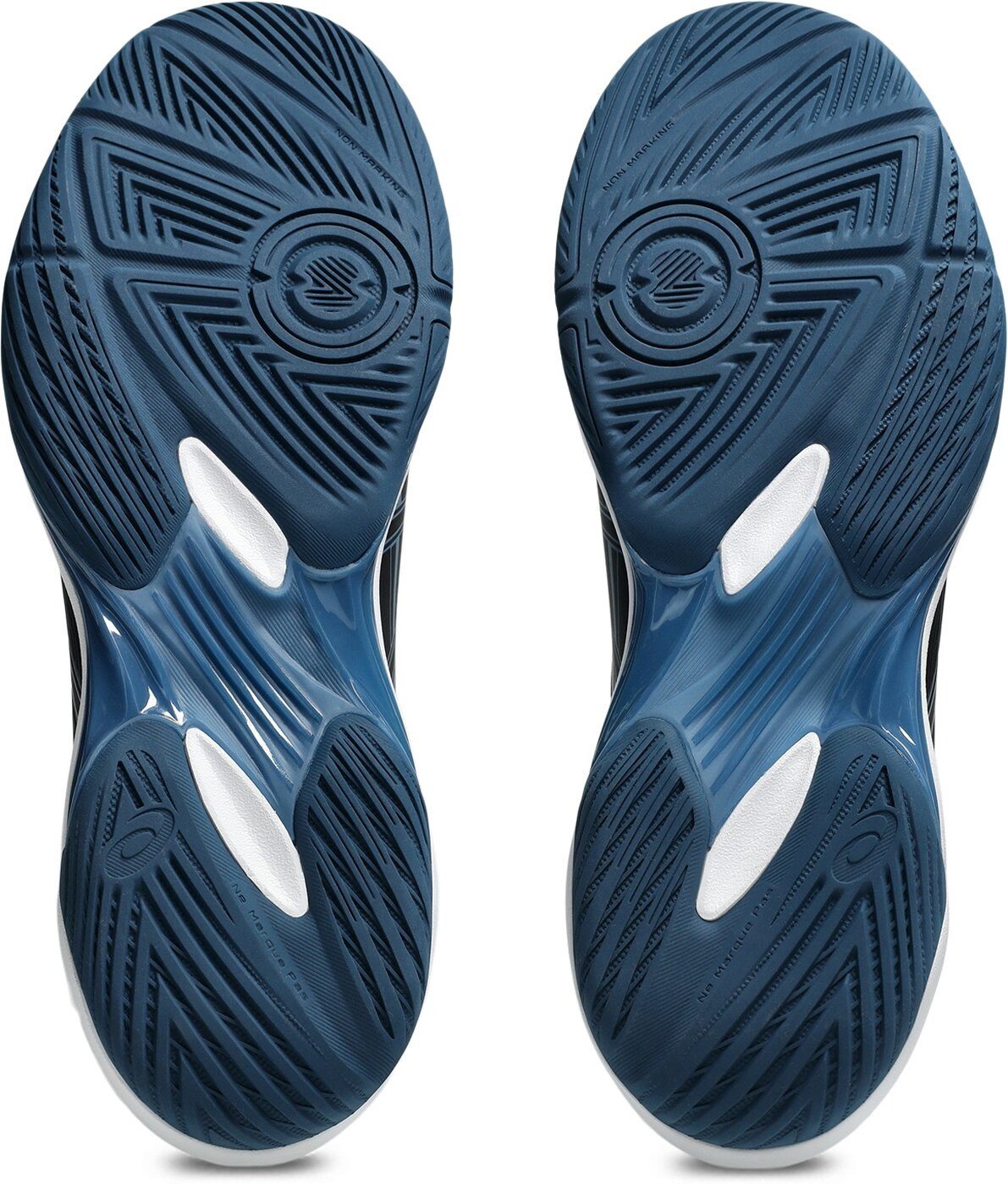 Asics GEL-FLARE 12 BLACK/WINTER SEA Handballschuh günstig online kaufen