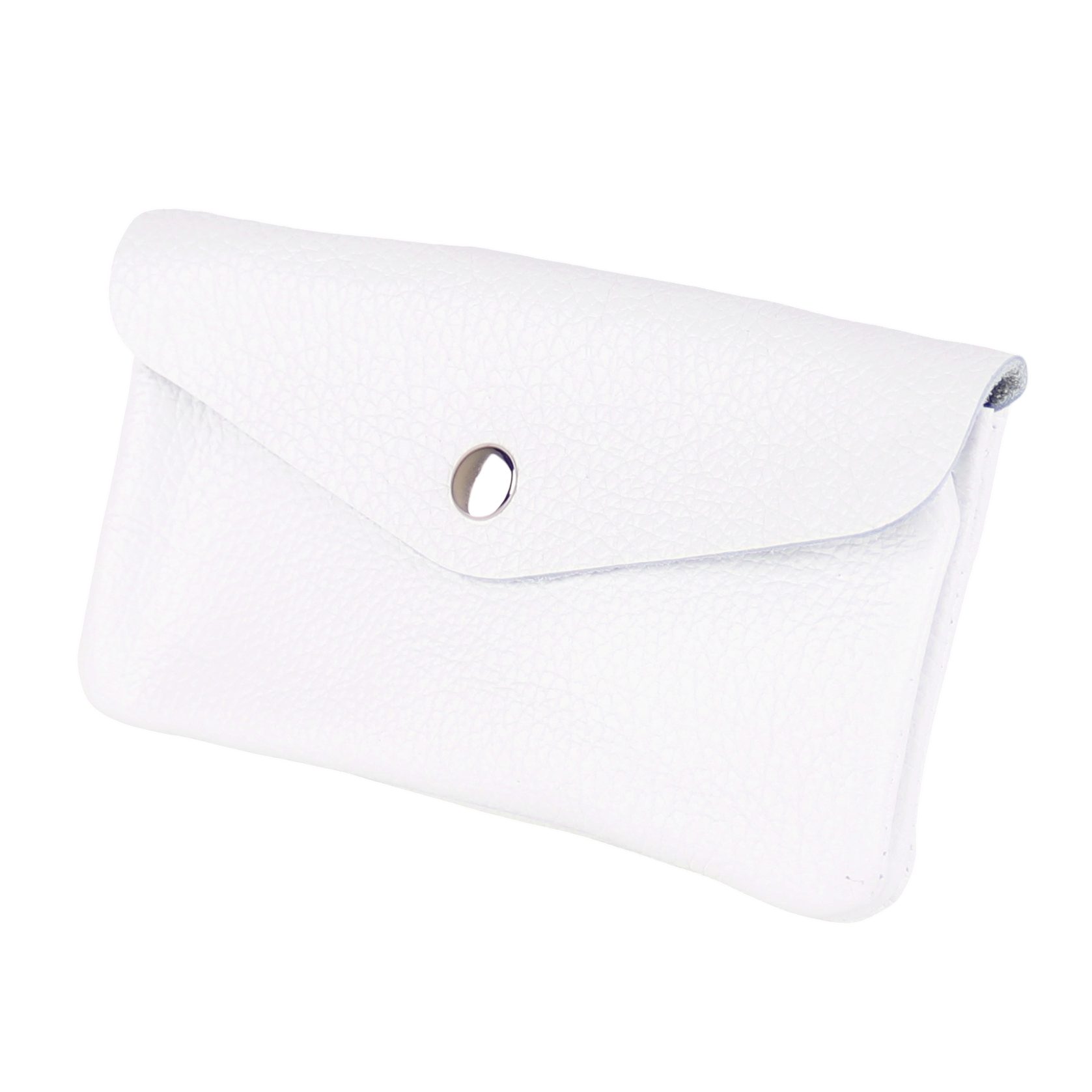 MIRROSI Mini Geldbörse Mittelgroße Portemonnaie MADE IN ITALY Echtleder (15x9x2cm BxHxT)