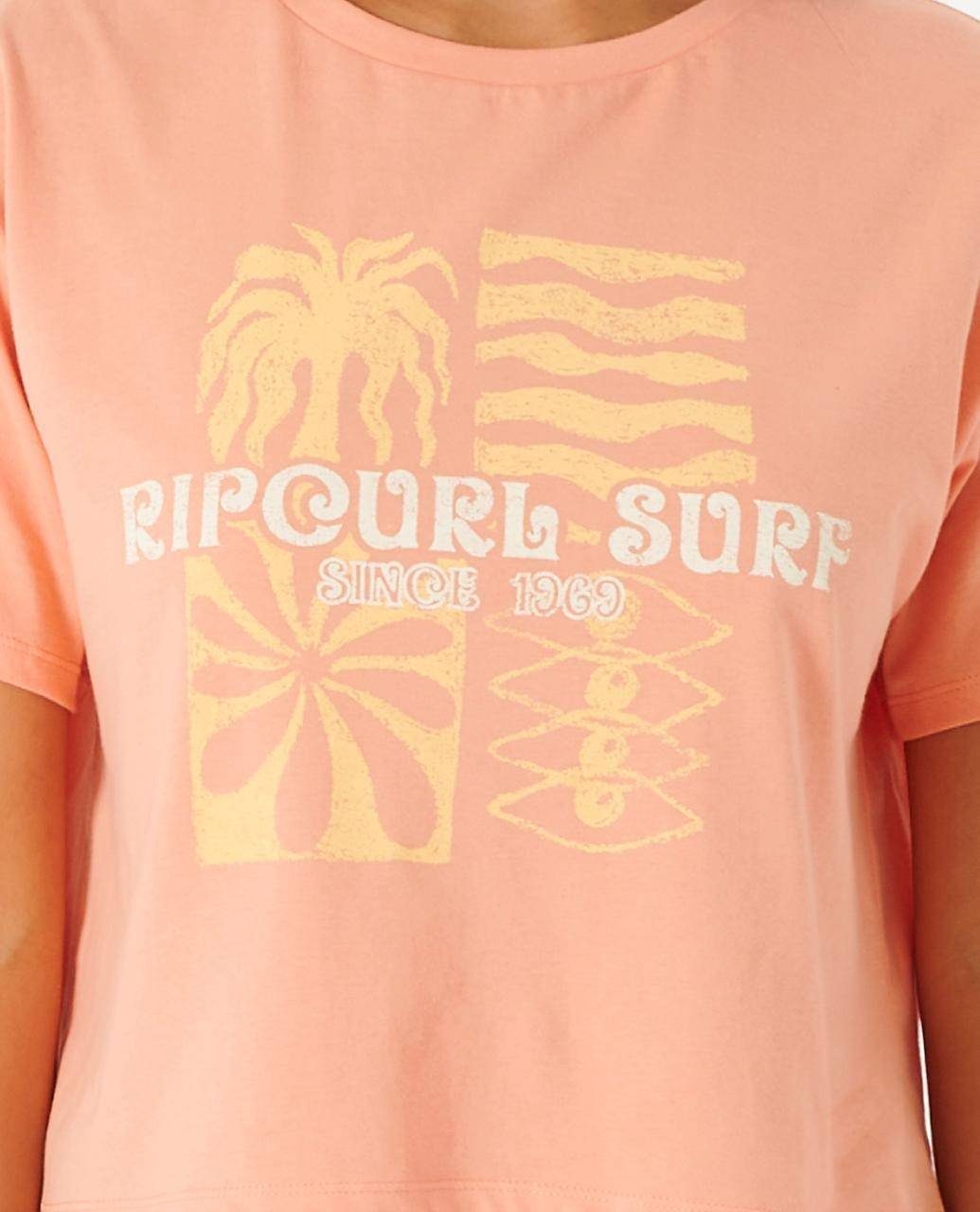 Summer Print-Shirt Curl T-Shirt Always Rip