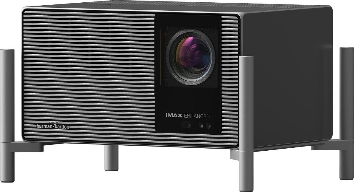 XGIMI XGIMI TITAN Noir 4K Heimkino Beamer, RGB Triple Laser, 4800 ISO-Lumen DLP-Beamer (3840*2160 (2160P/4K) px, Großer Lens Shift, Optischer Zoom, IMAX Enhanced)