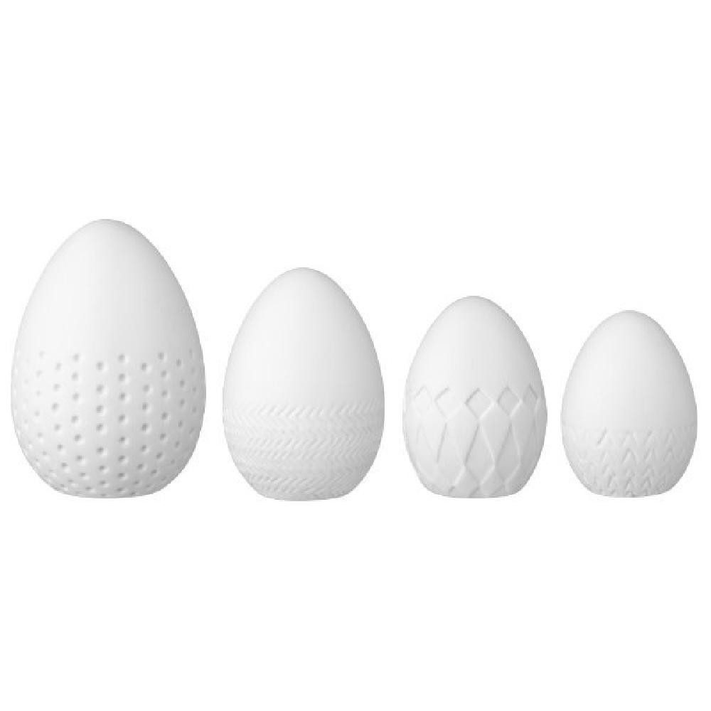 Räder Osterfigur Design Porzellaneier-Set Frühlingsboten (4-teilig)