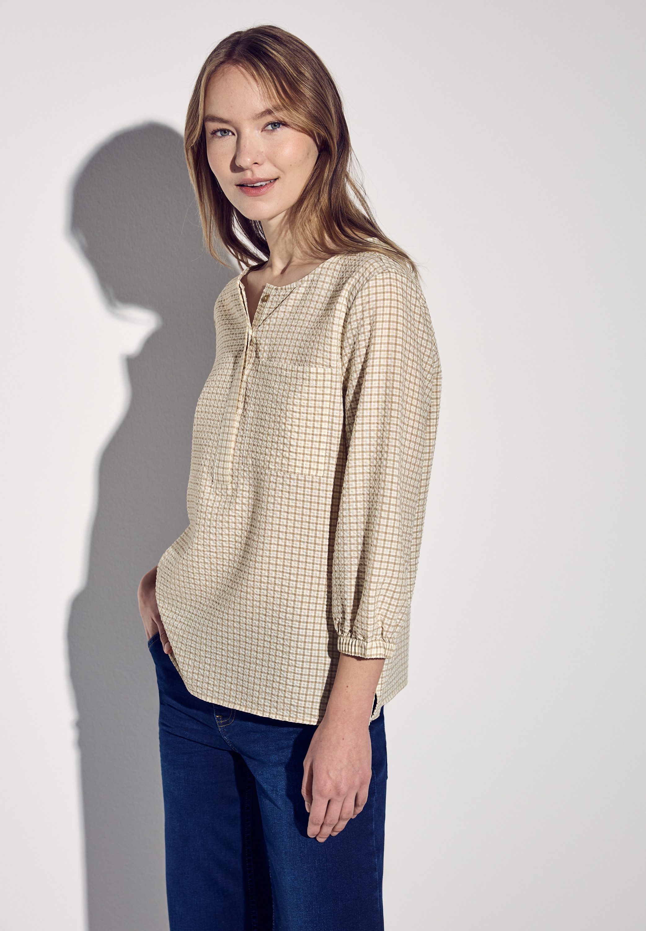 STREET ONE Klassische Bluse mit 3/4 günstig online kaufen