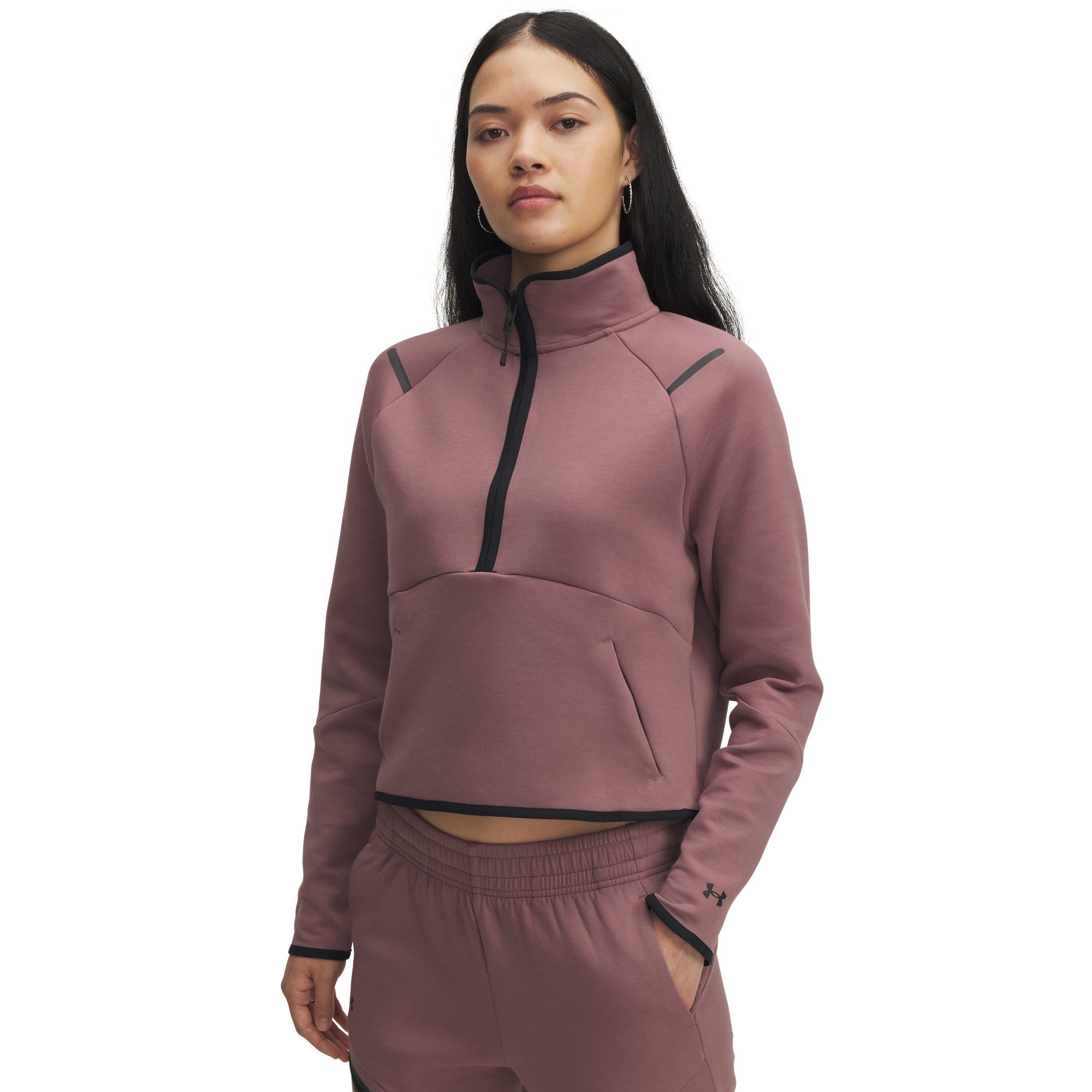 Under Armour® Langarmshirt Under Armour Damen Shirt UA Unstoppable Fleece 1/2 Zip 6003671