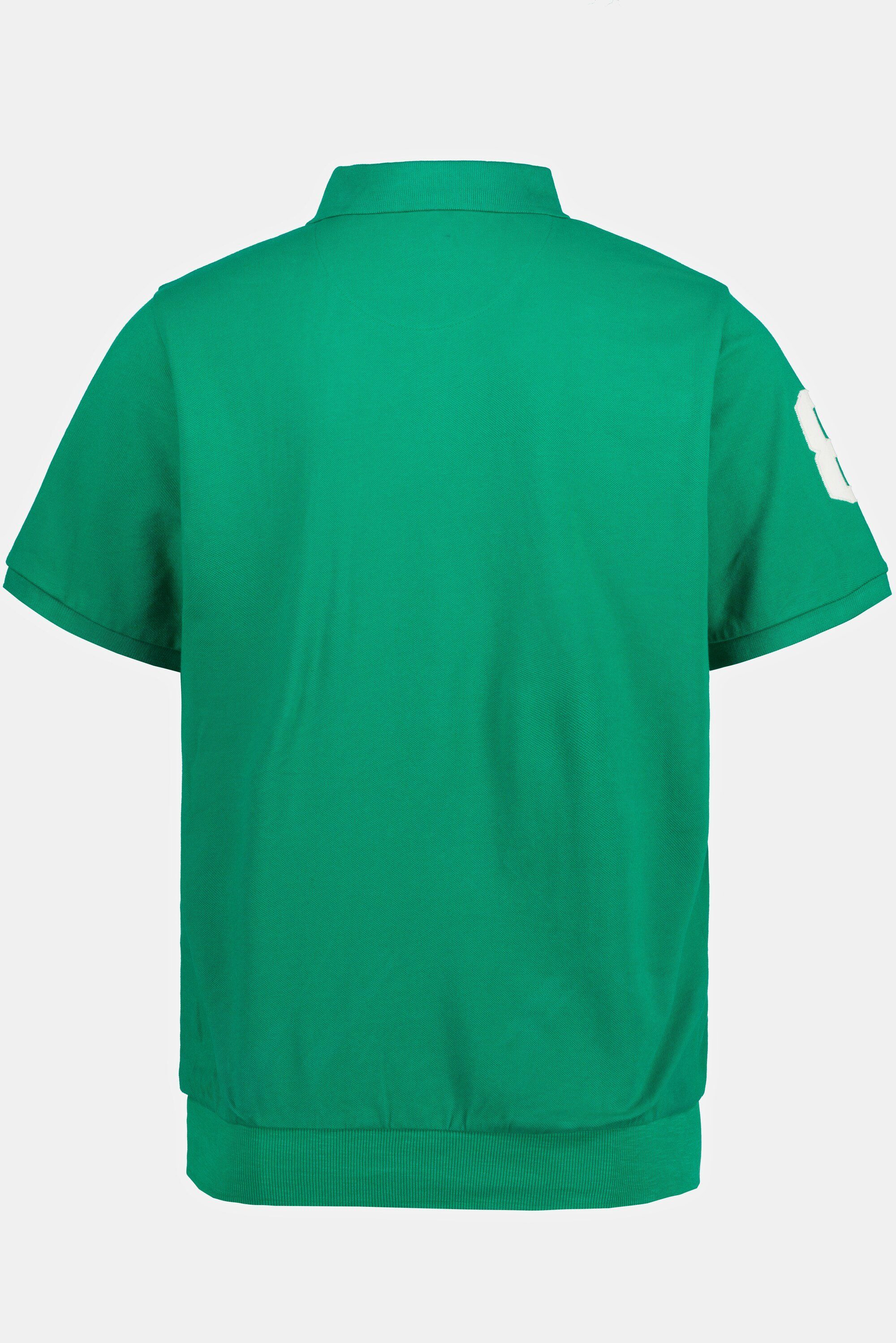 JP1880 Poloshirt Poloshirt Bauchfit Halbarm XL bis 8 smaragdgrün