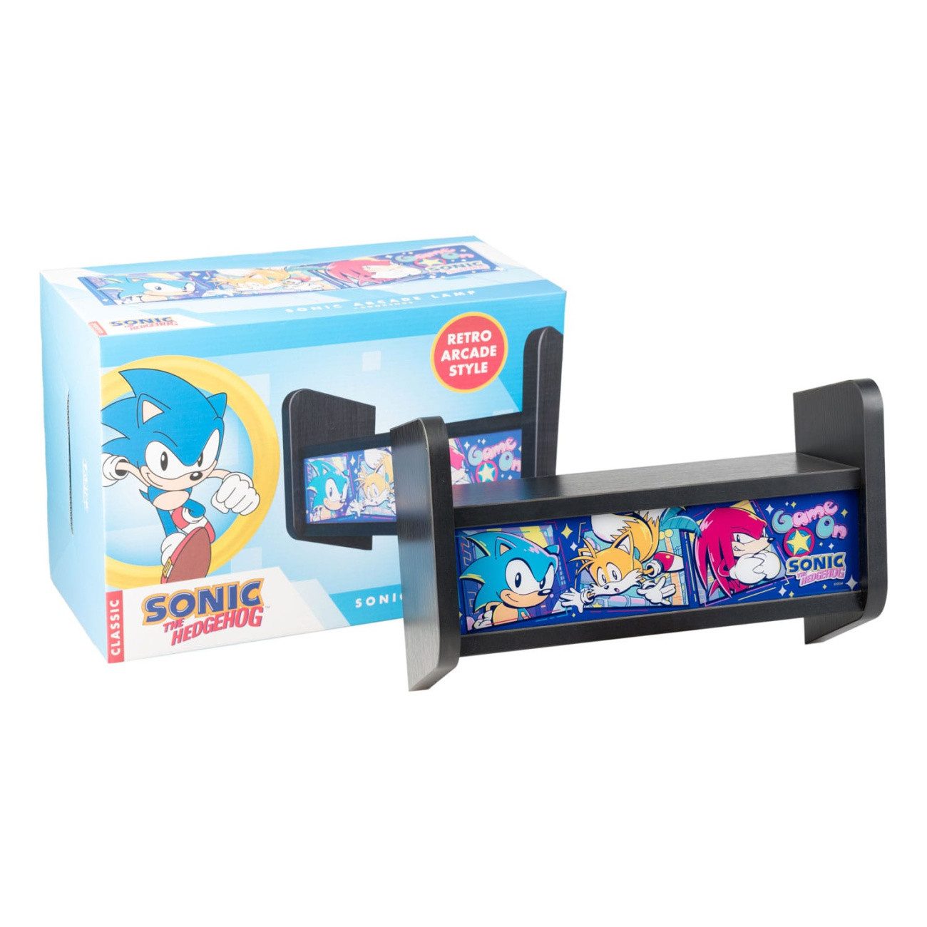Grupo Erik Dekolicht Sonic The Hedgehog Lampe mit USB-C Arcade