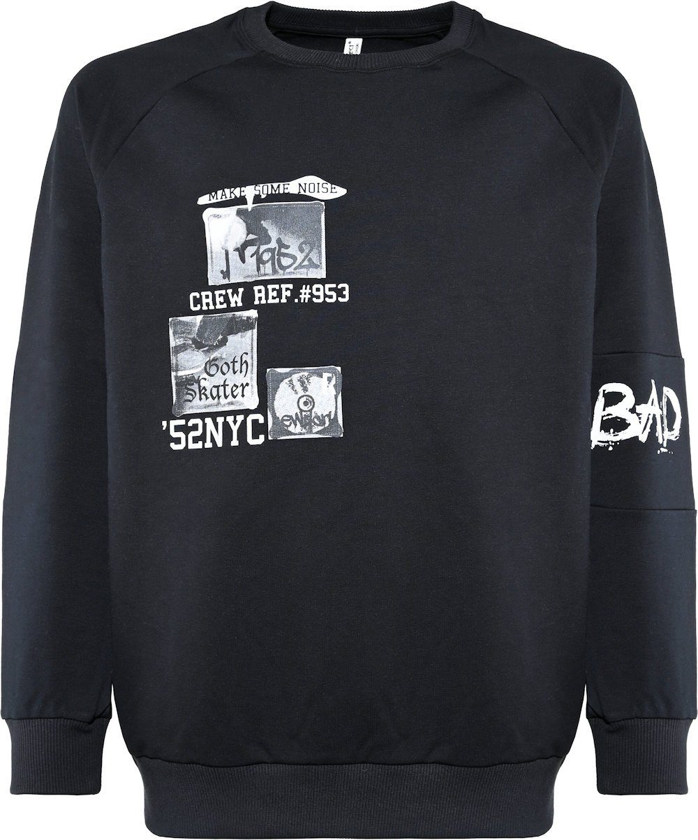 BLUE EFFECT Sweatshirt blue effect boys Sweatshirt Pullover BAD Schwarz (1-tlg)