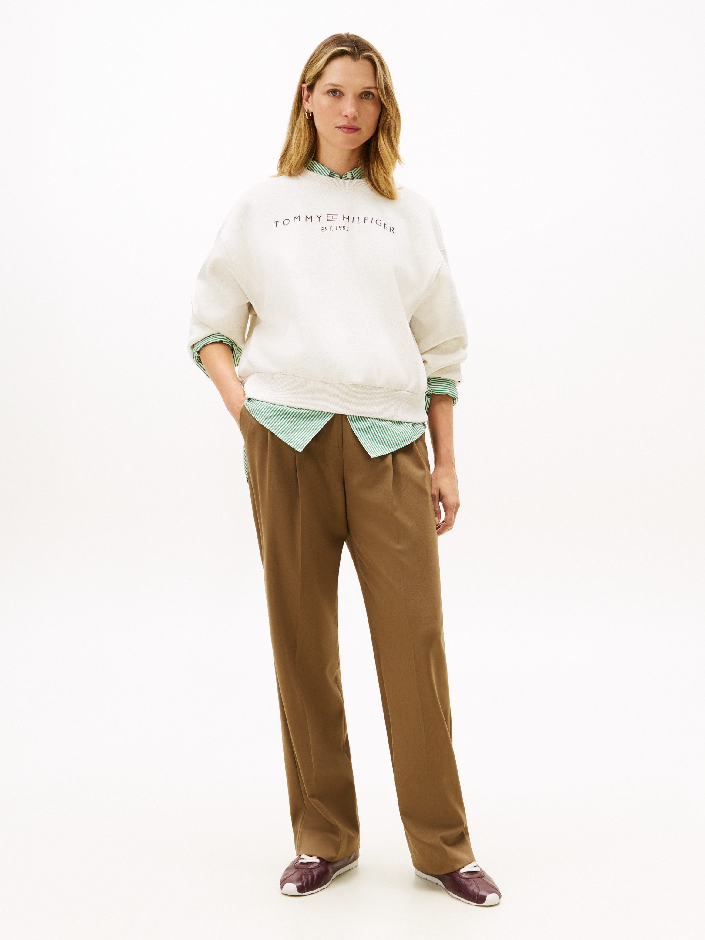 Tommy Hilfiger Sweatshirt CORP LOGO MDRN SWTSRT Baumwollmischung