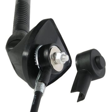 Cartrend Kfz Fiberglas-Antenne Kabel Universal DIN Autoradio-Ersatzantennenstab (AM,FM,UKW,Radio), Auto-Antenne Dachholm Holm-Antenne Dach-Antenne Heck-Antenne