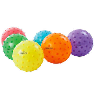 Spordas Spielball Zeitlupenbälle-Set Slomo Bump Balls, Weiche, aufblasbare Bälle mit griffiger Noppenoberfläche