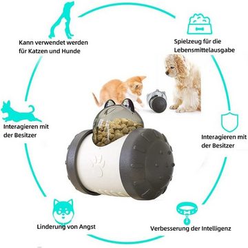 Welikera Hunde-Futterspender Futterspender,Tumbler-Spielzeug,für Katzen,Hunde,Slow Food