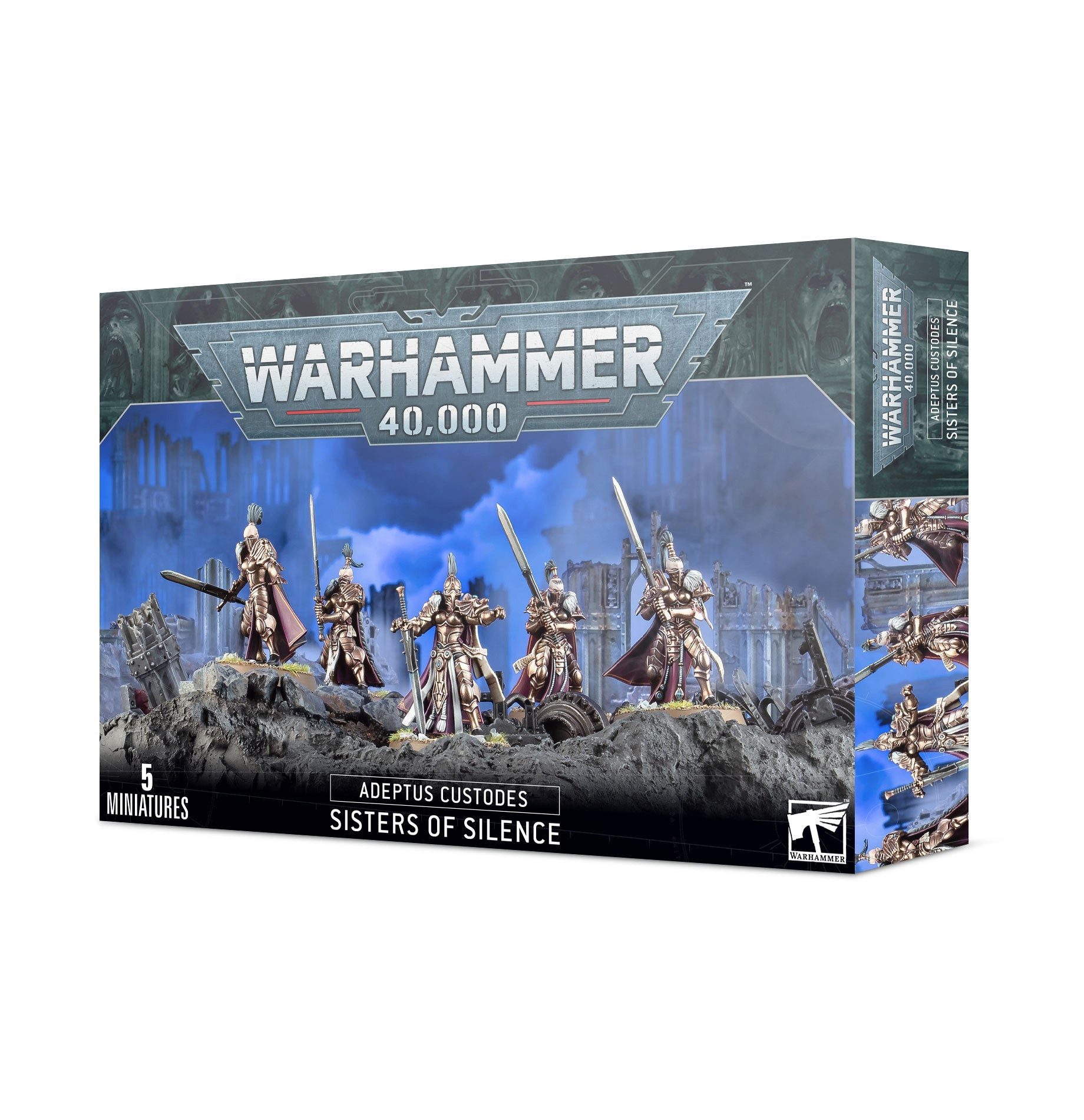 Games Workshop Spielfigur Warhammer 40.000 Adeptus Custodes Sisters of Sile günstig online kaufen
