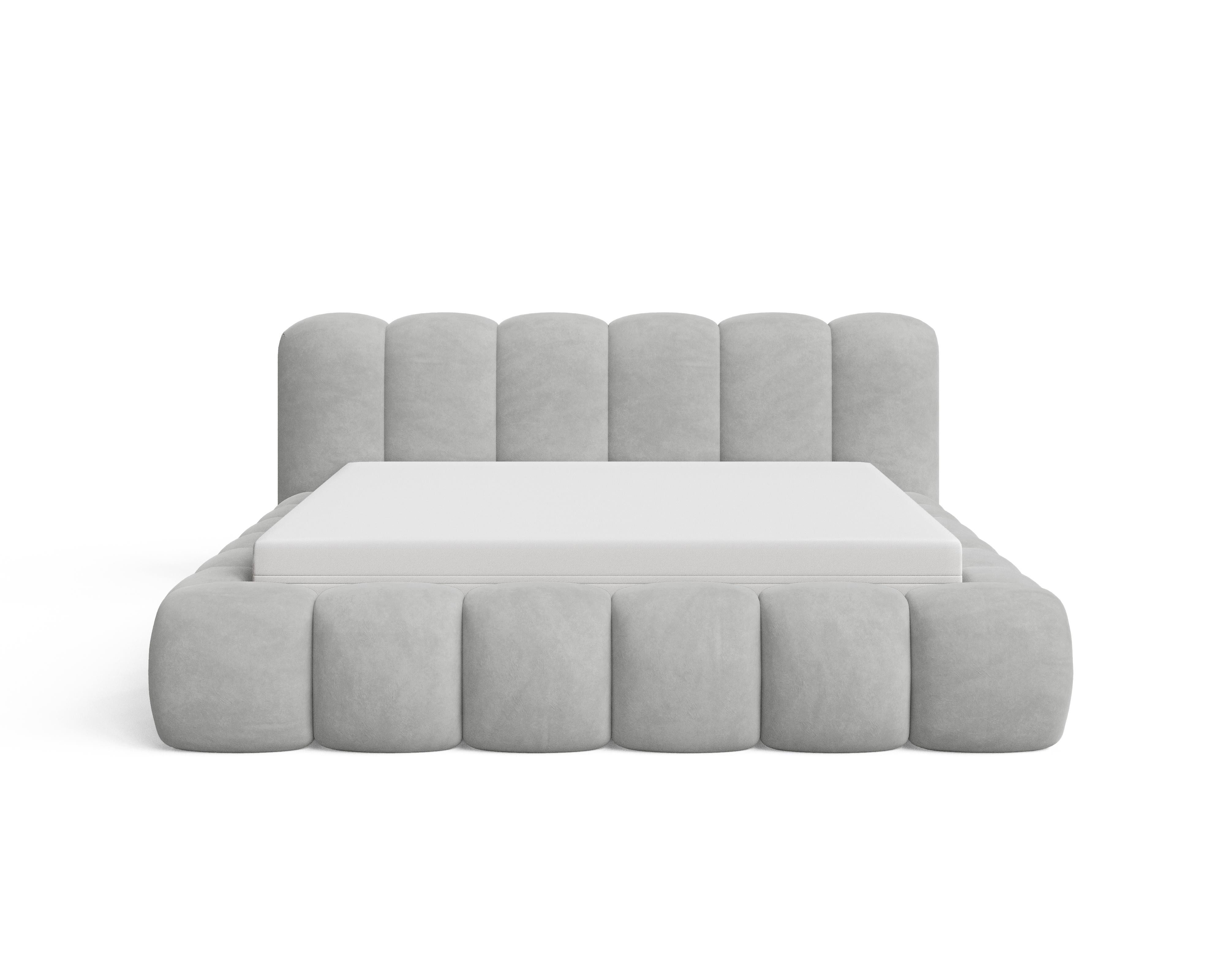 Chilly Möbel Polsterbett Stoff mit Stauraum und Hubfunktion Holzrahmen (Boxbett ohne Matratze in vielen Farben, 1-tlg., 140x200 160x200 180x200 200x200cm), gepo – Bild 5 von 5