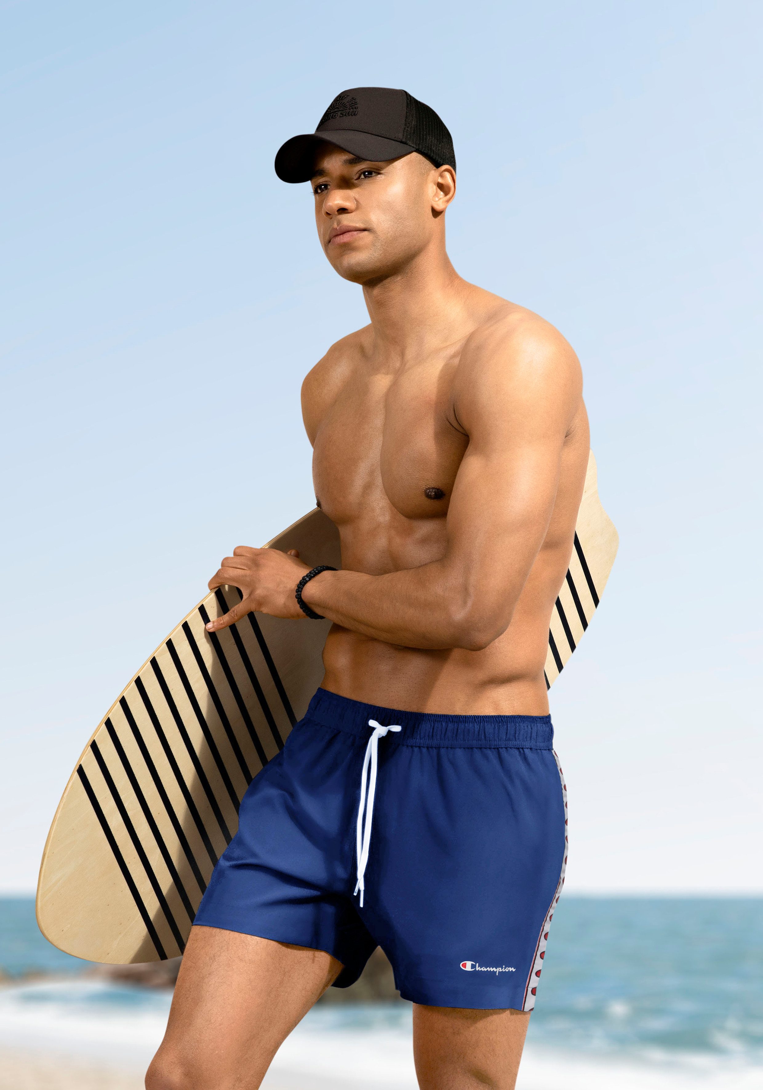 Champion Badeshorts Beachshorts Tape günstig online kaufen