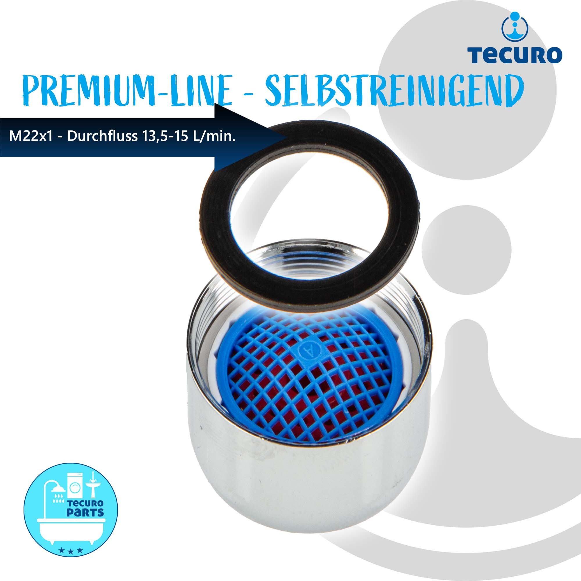 tecuro Strahlregler Selbstreinigende (ECO Spar) Strahlregler M22 M24 Einsätze – Bild 3 von 5