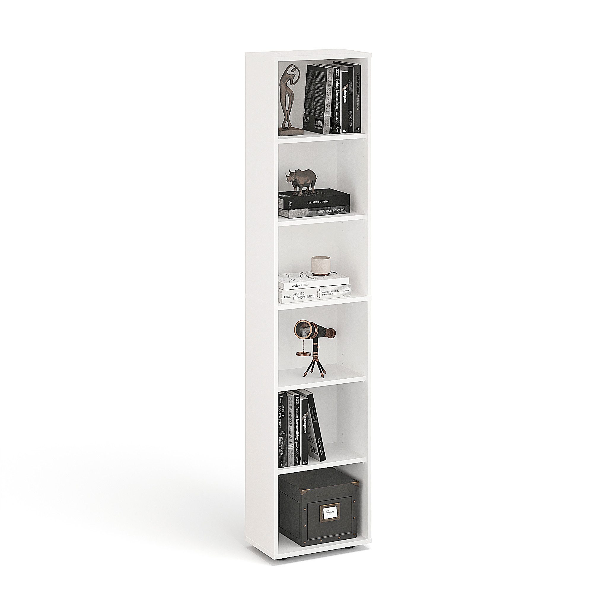 KOMTO Bücherregal Lumo 40 cm Weiß günstig online kaufen