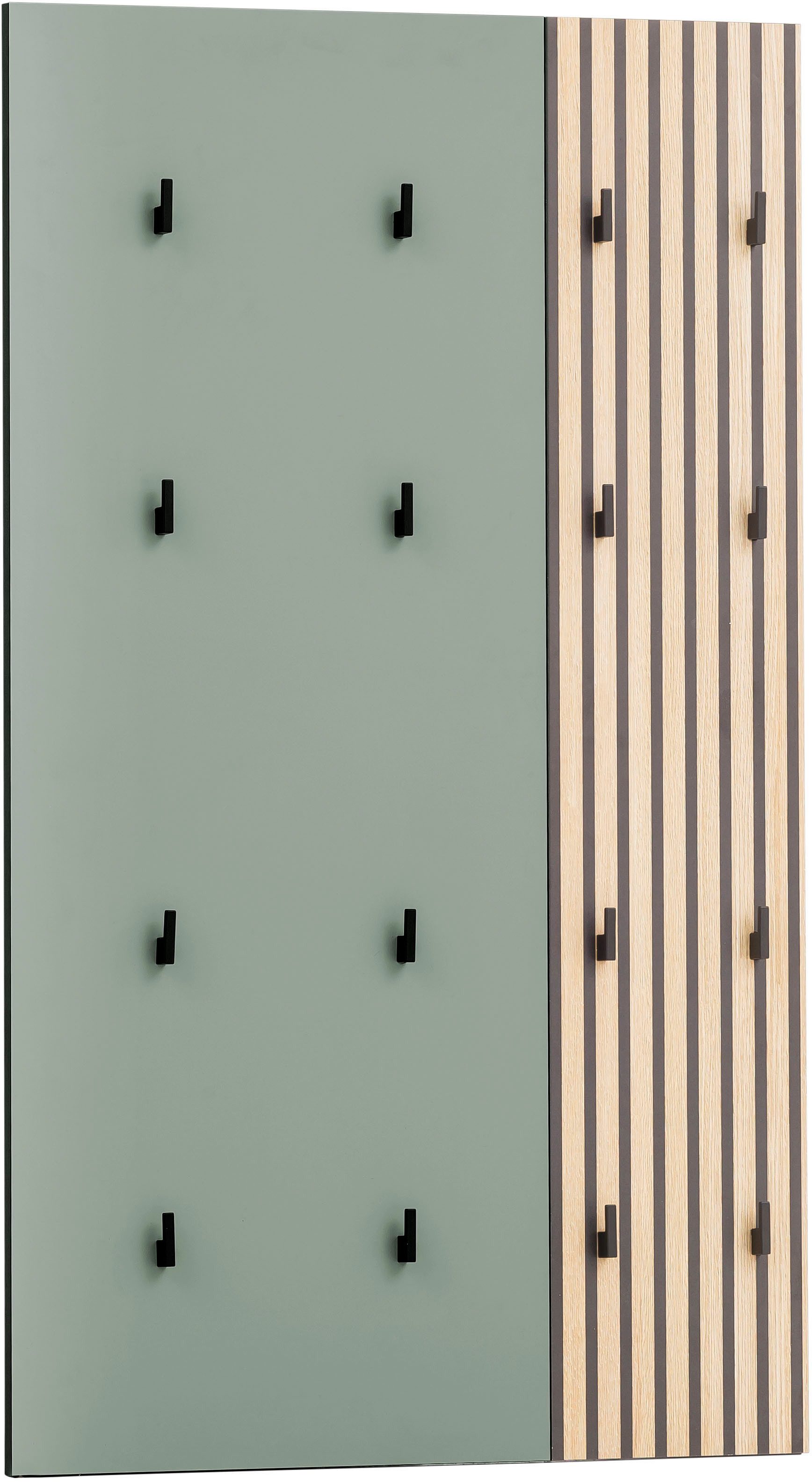 Schildmeyer Шафиpaneel Alexa, Breite 73 cm, Mit Akustikprint, 16 Kleiderhaken