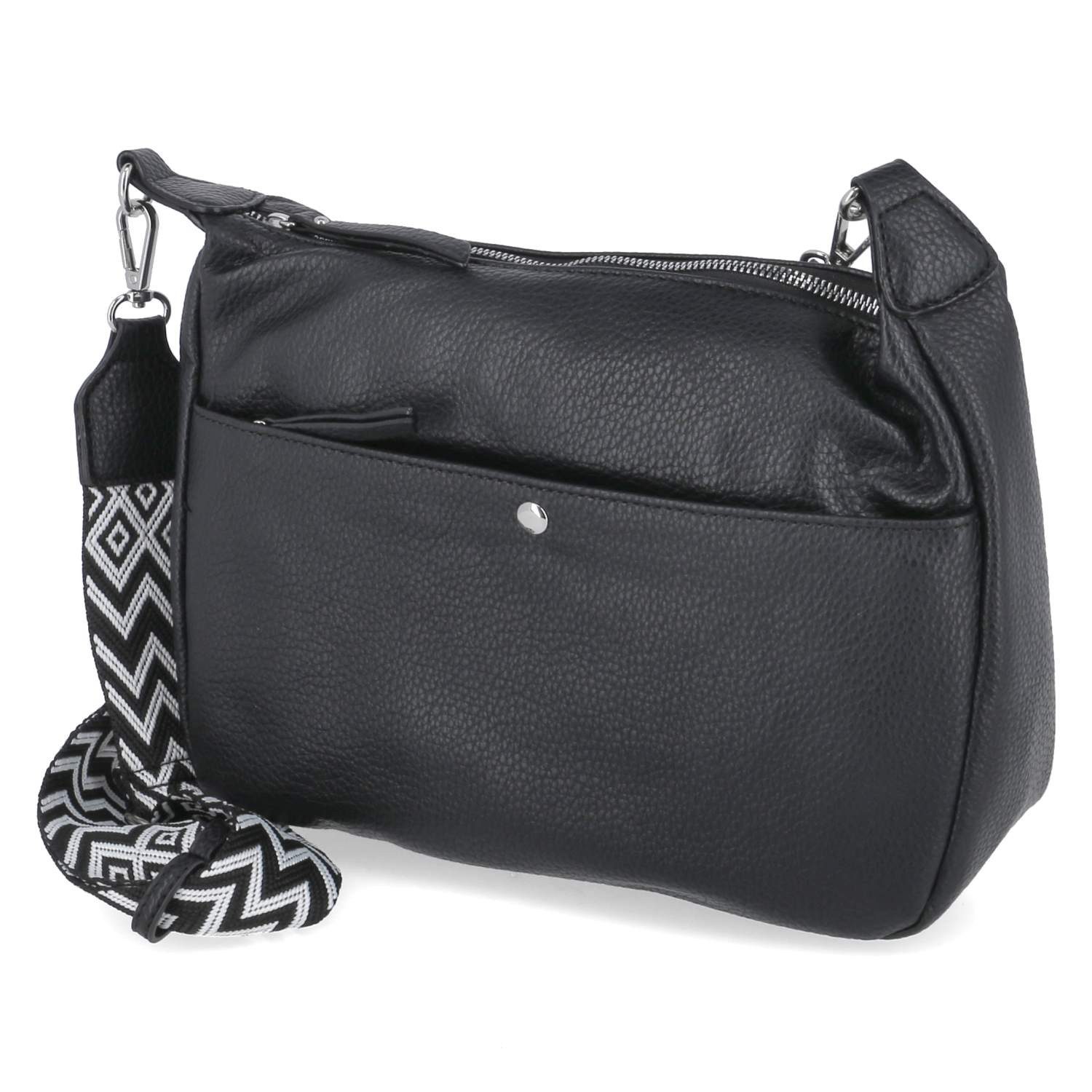 Handtasche Fräulein Frida FF2057,100 Damen Umhängetaschen Synthetik black