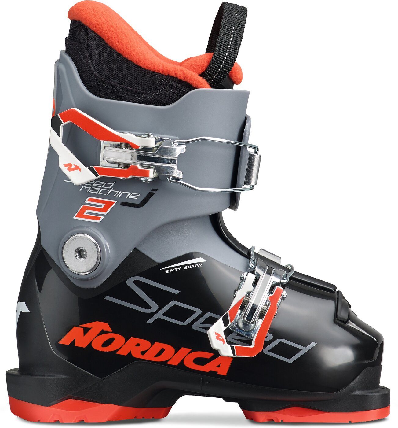 Nordica SPEEDMACHINE J 2 NERO/ANTRACITE/ROSSO Skischuh