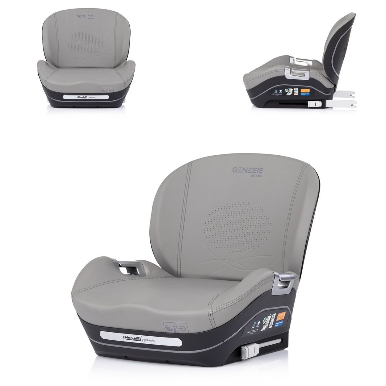 Chipolino Kindersitzerhöhung Genesis Smart Isofix 125-150 cm, ab: 6, bis: 12, i-Size Kühlung Heizung, Fernbedienung, vorwärts gerichtet, schneller