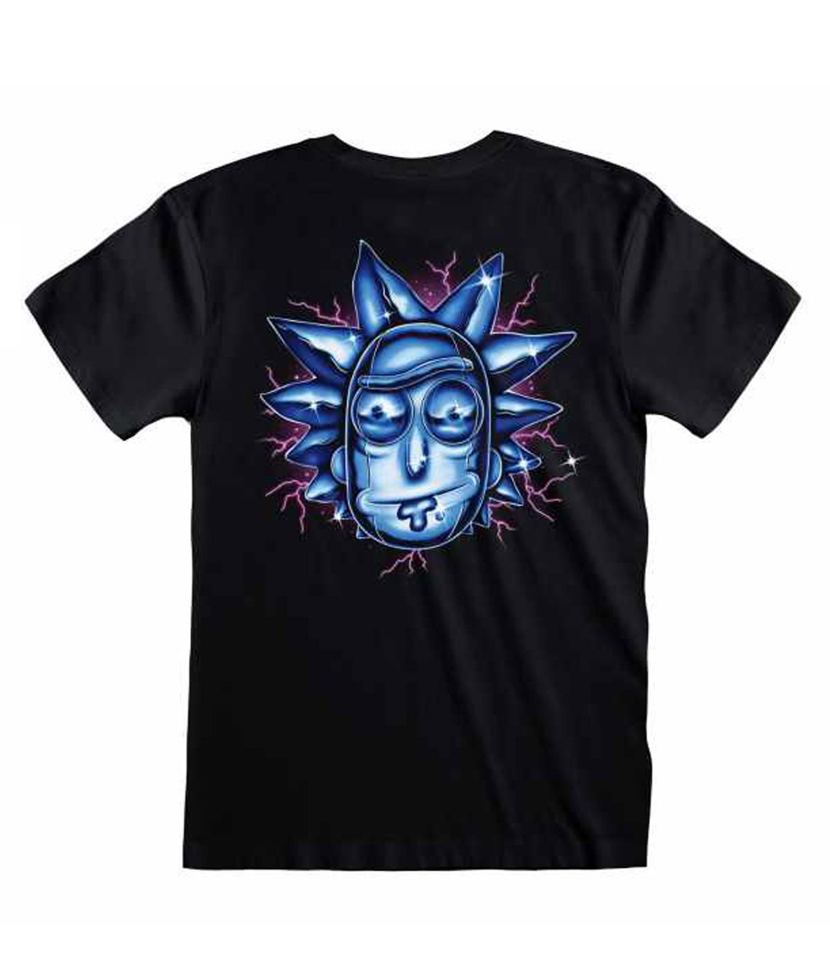 Rick and Morty T-Shirt Chrome Effect