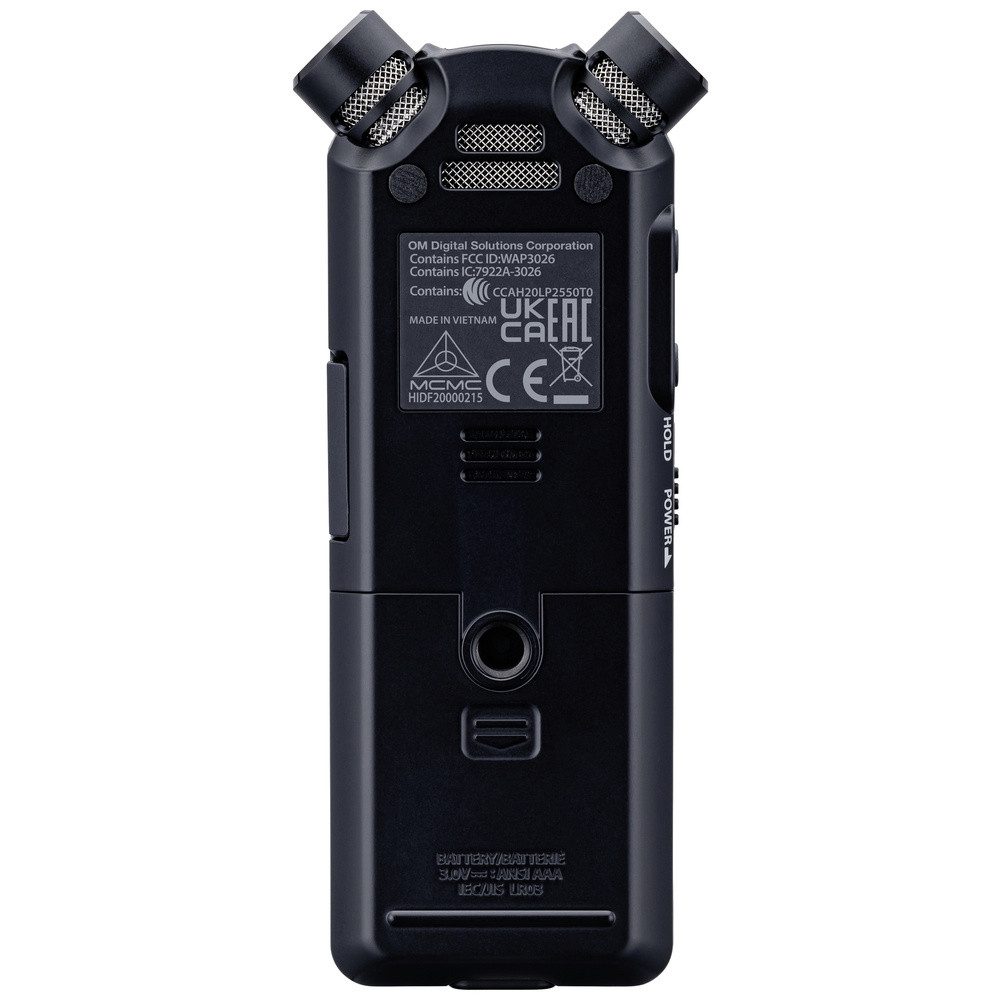 OM SYSTEM OM System LS-P5 Mobiler Audio-Recorder Schwarz Digitales Aufnahmegerät