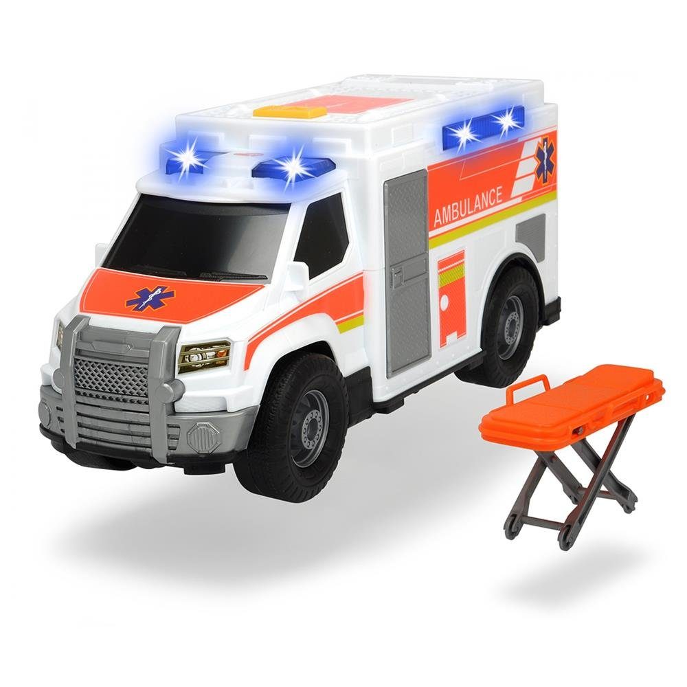 Dickie Toys Spielzeug-Krankenwagen Medical Responder, 30 cm, mit Trage, Licht und Sound