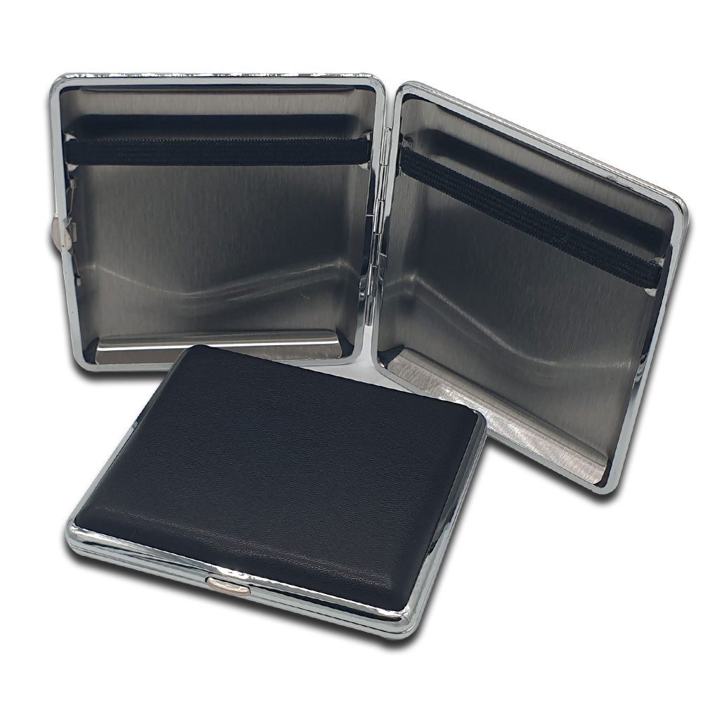 Coumo Aufbewahrungsbox Zigarettenetui, Echtleder, Leder, Vintage Klassik günstig online kaufen