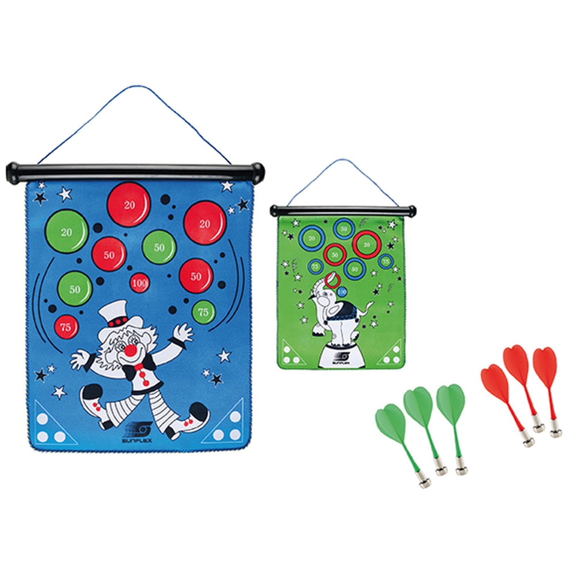 Dartscheibe sunflex Magnetische Dartscheibe Circus