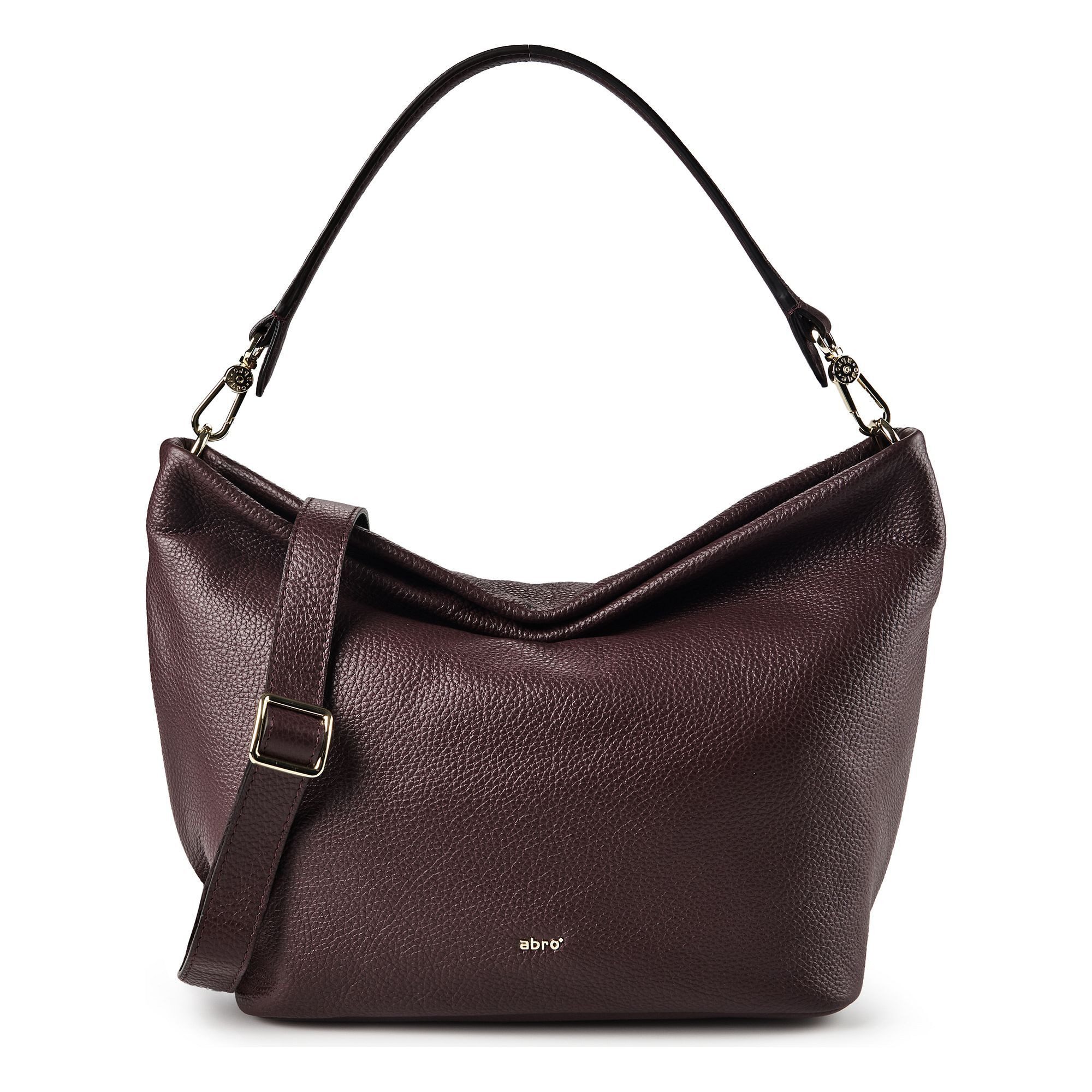 Abro Schultertasche Ebony, Leder