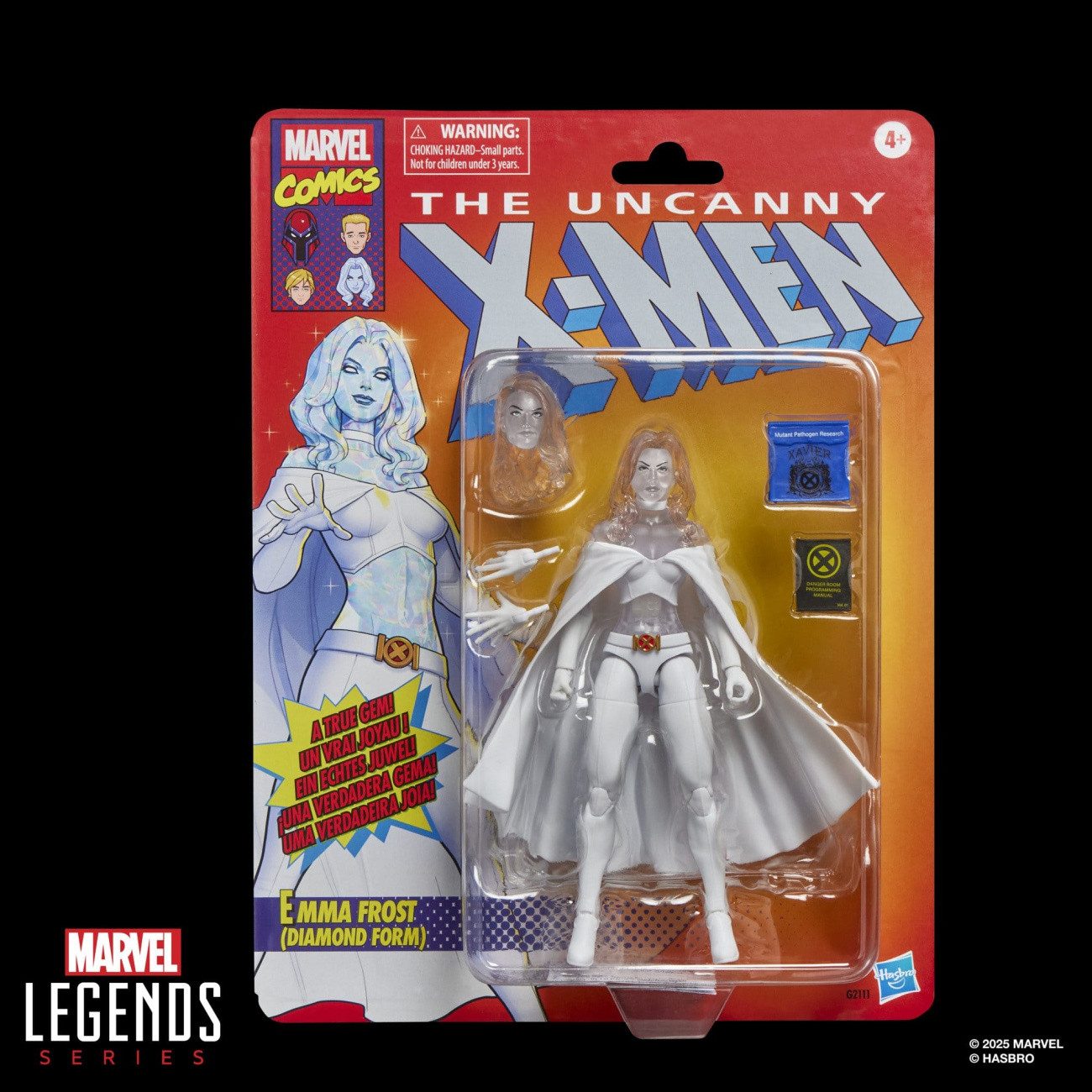 Hasbro Actionfigur The Uncanny X-Men Marvel Legends Actionfigur Emma Frost (Diamond Form)