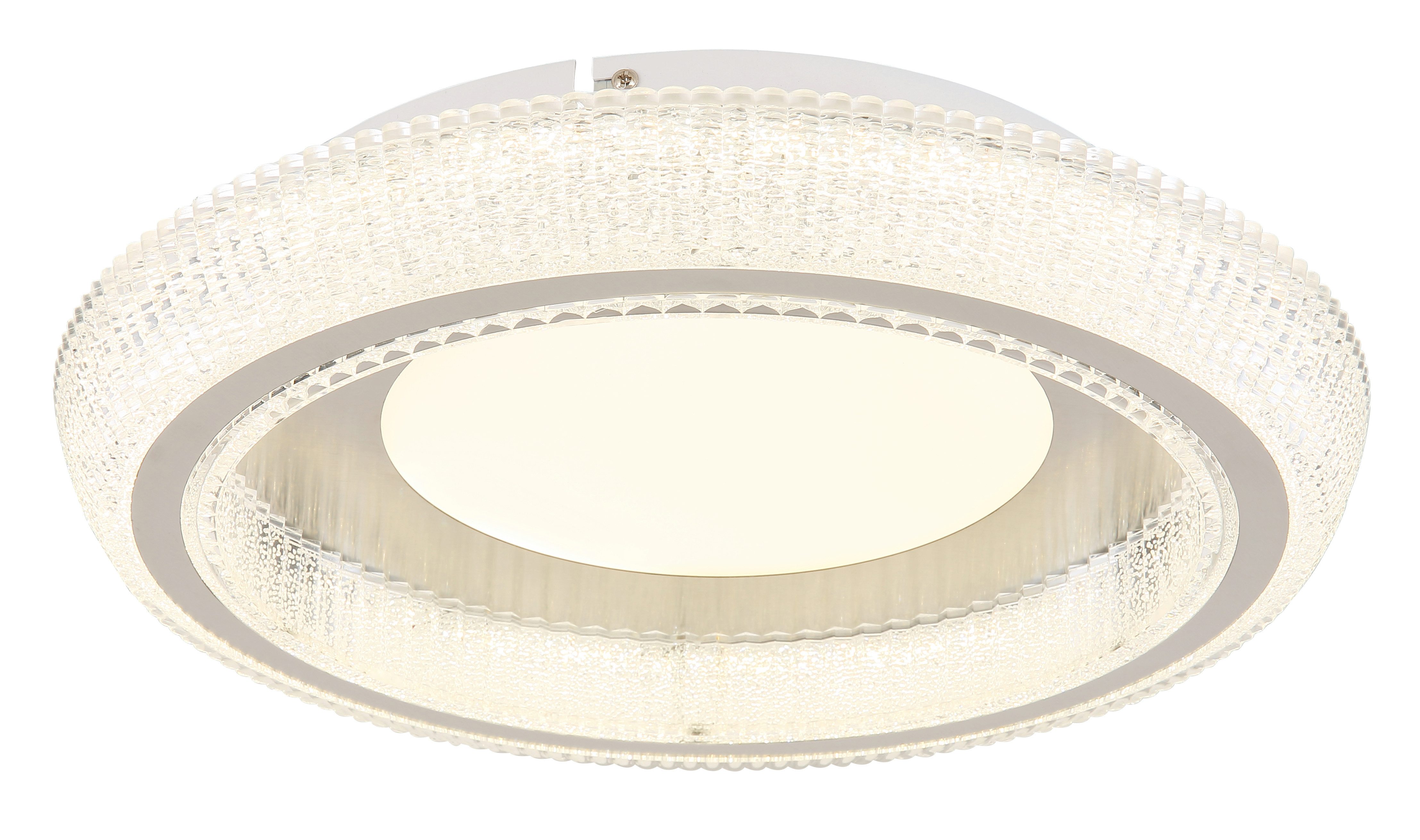 GLOBO LIGHTING LED Deckenleuchte SHARPER, LED fest integriert, Deckenlampe/rund/Wohnzimmer/Schlafzimmer/elegant