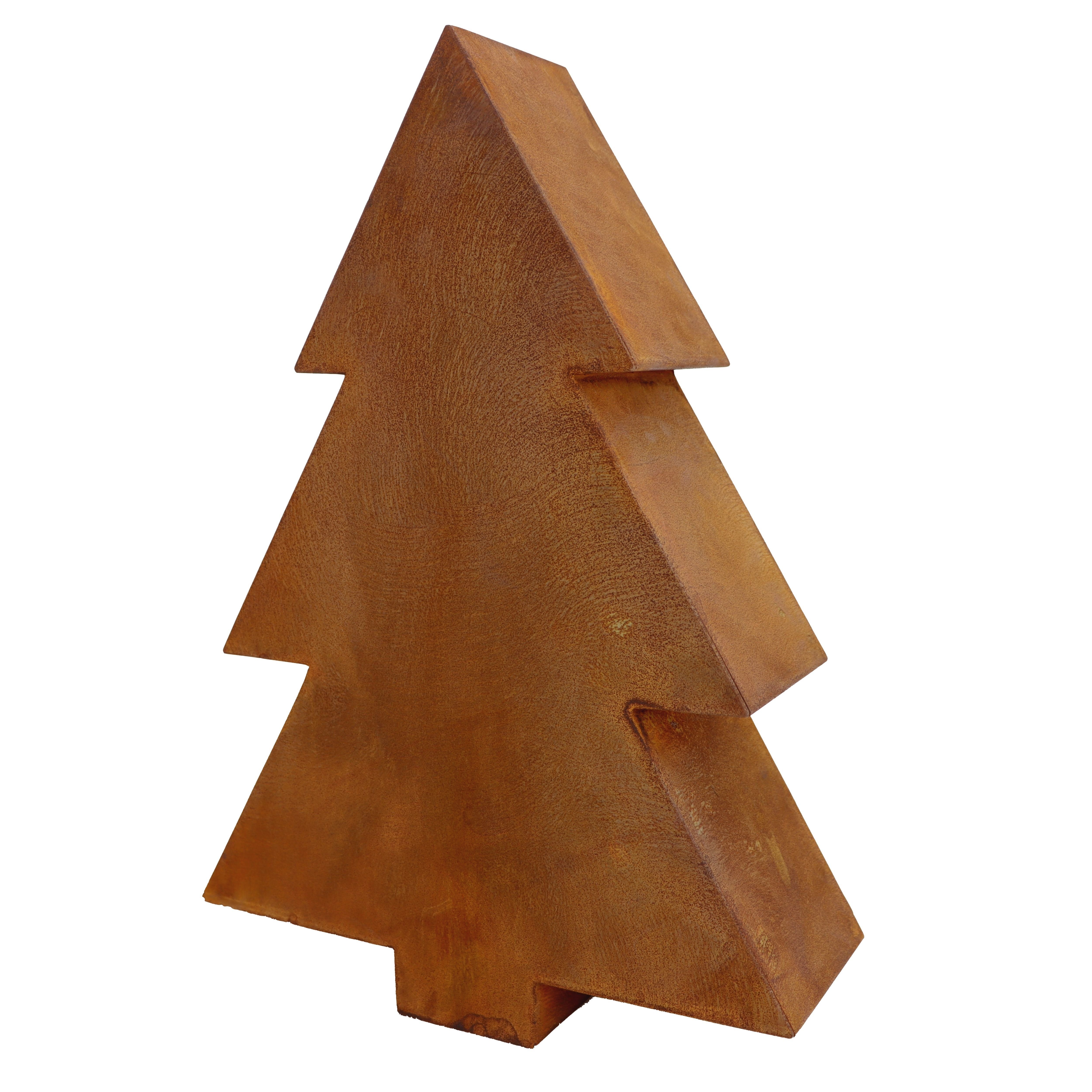 Rostikal Weihnachtsfigur Weihnachtsdeko Tannenbaum Metall Deko Weihnachten, günstig online kaufen