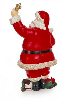 Bubble-Store Weihnachtsfigur Retro-Weihnachtsmann (Weihnachtsmann Figur mit Glocke), Weihnachtsfigur