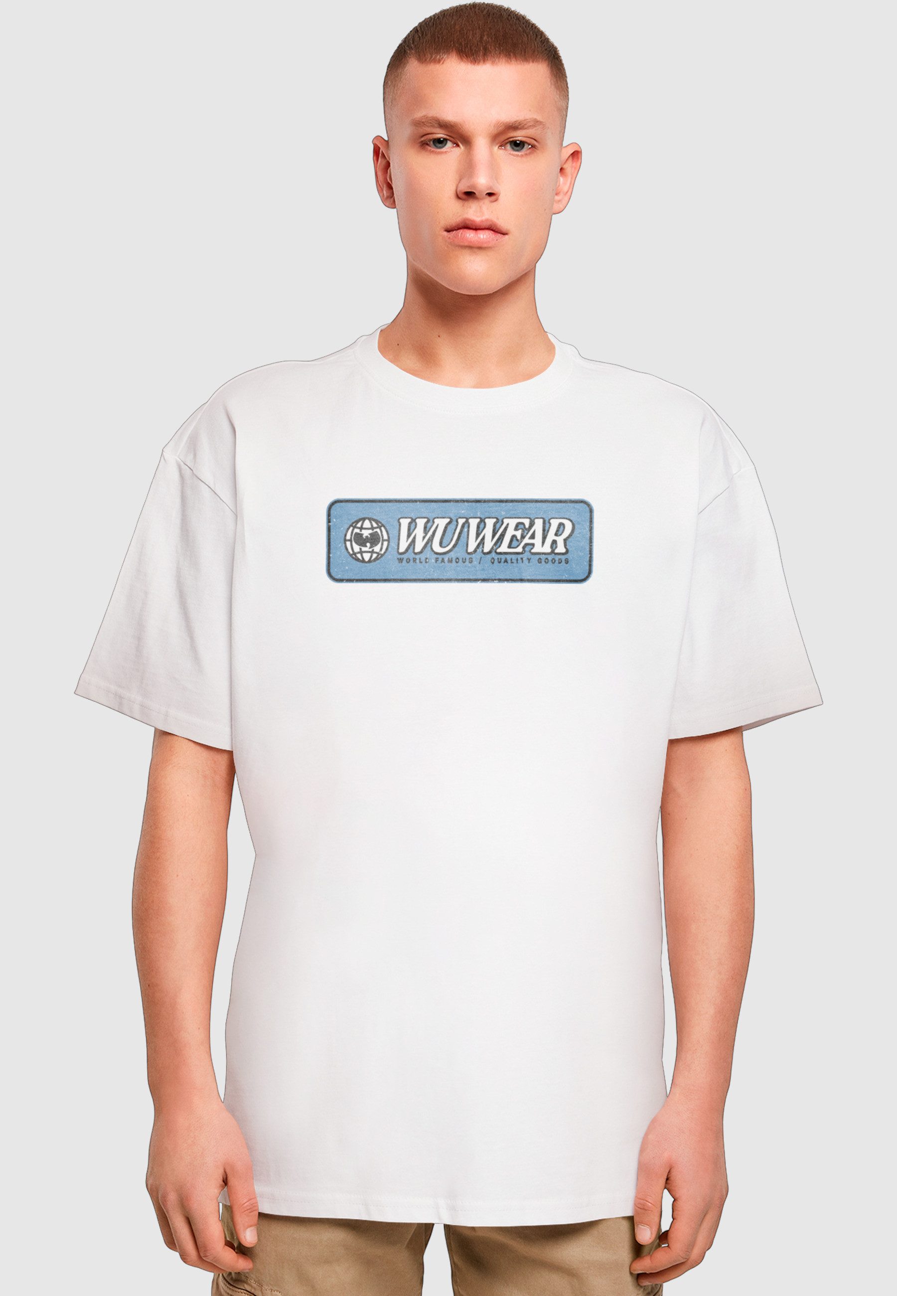 MisterTee T-Shirt MisterTee Herren WU Wear Earth Logo Oversize Tee (1-tlg)